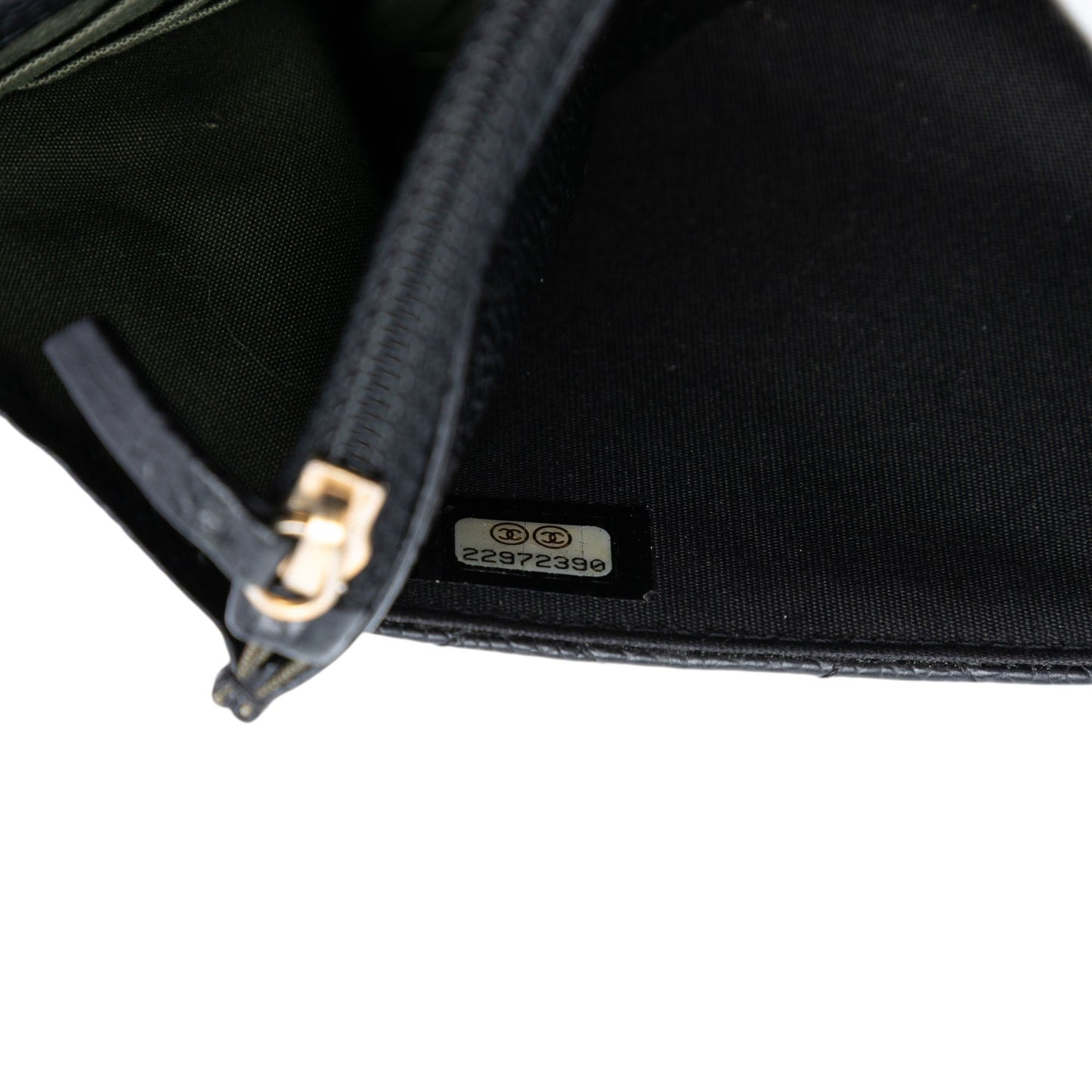 Chanel Quilted Caviar Boy Wallet on Chain