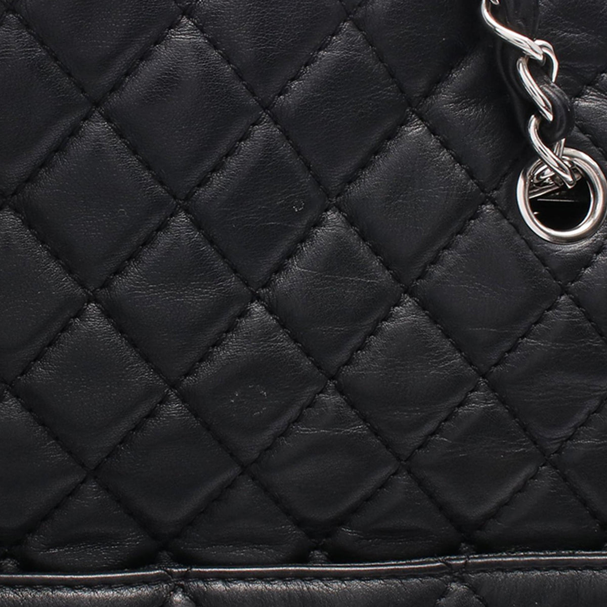 Chanel Large Quilted Calfskin In The Business Tote — Black