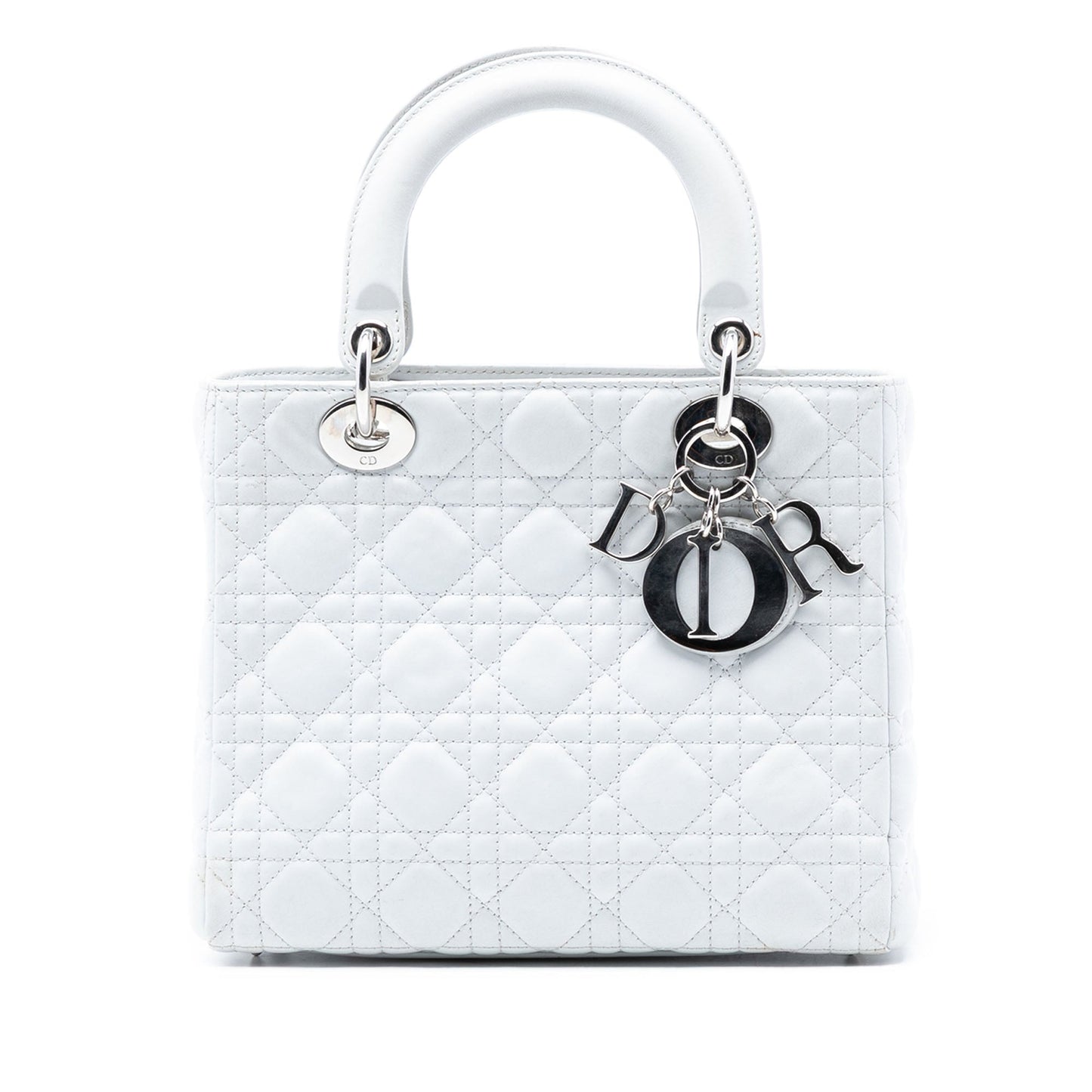 Dior Medium Lambskin Cannage Lady Dior