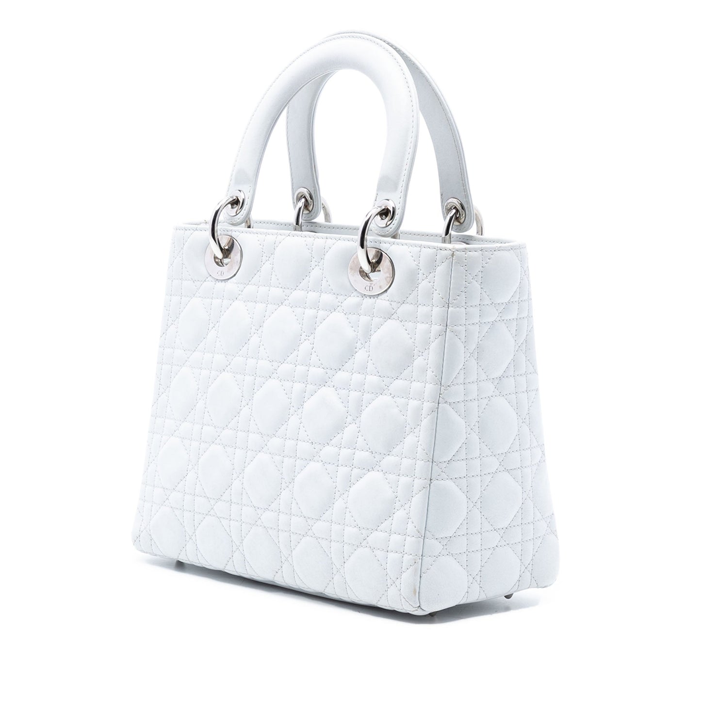 Dior Medium Lambskin Cannage Lady Dior