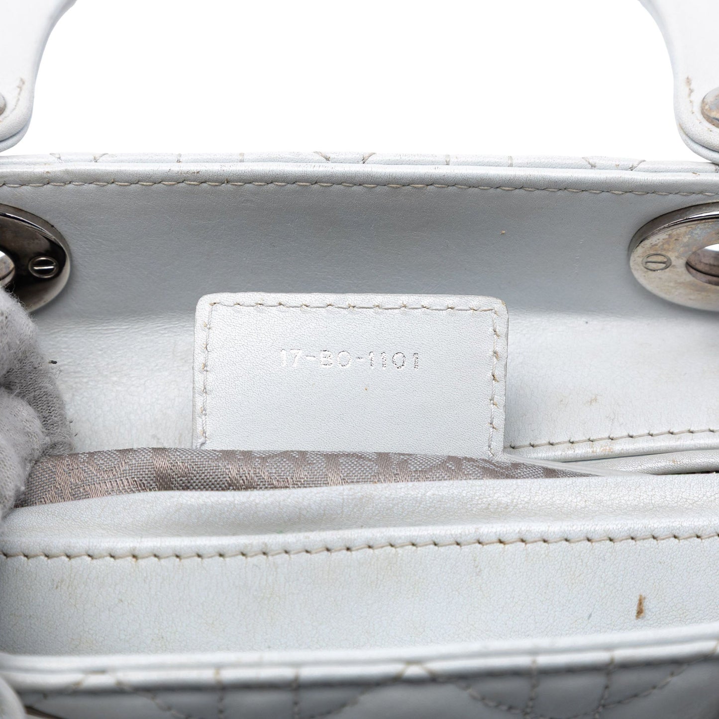 Dior Medium Lambskin Cannage Lady Dior