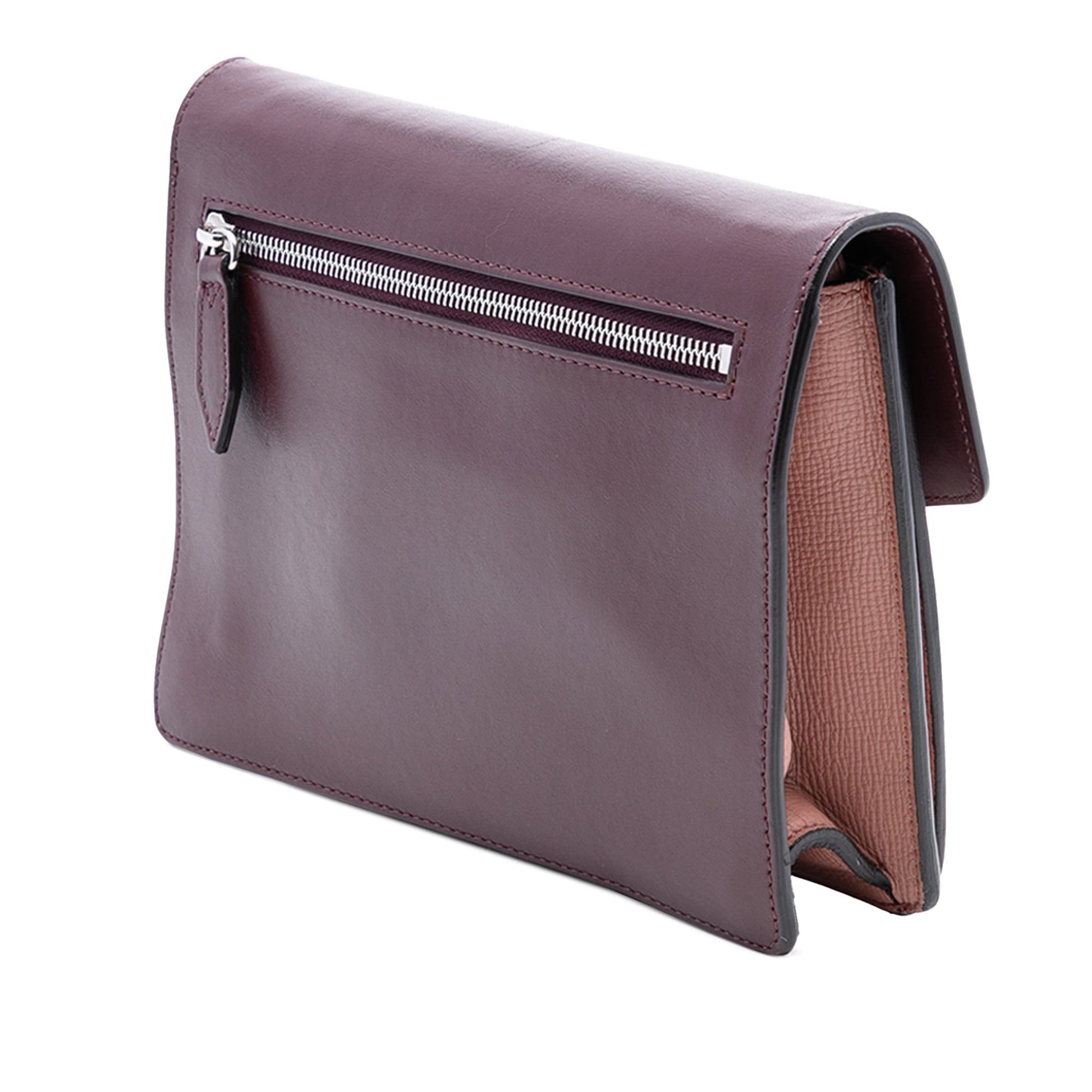 Burberry Bicolor Leather Macken Crossbody