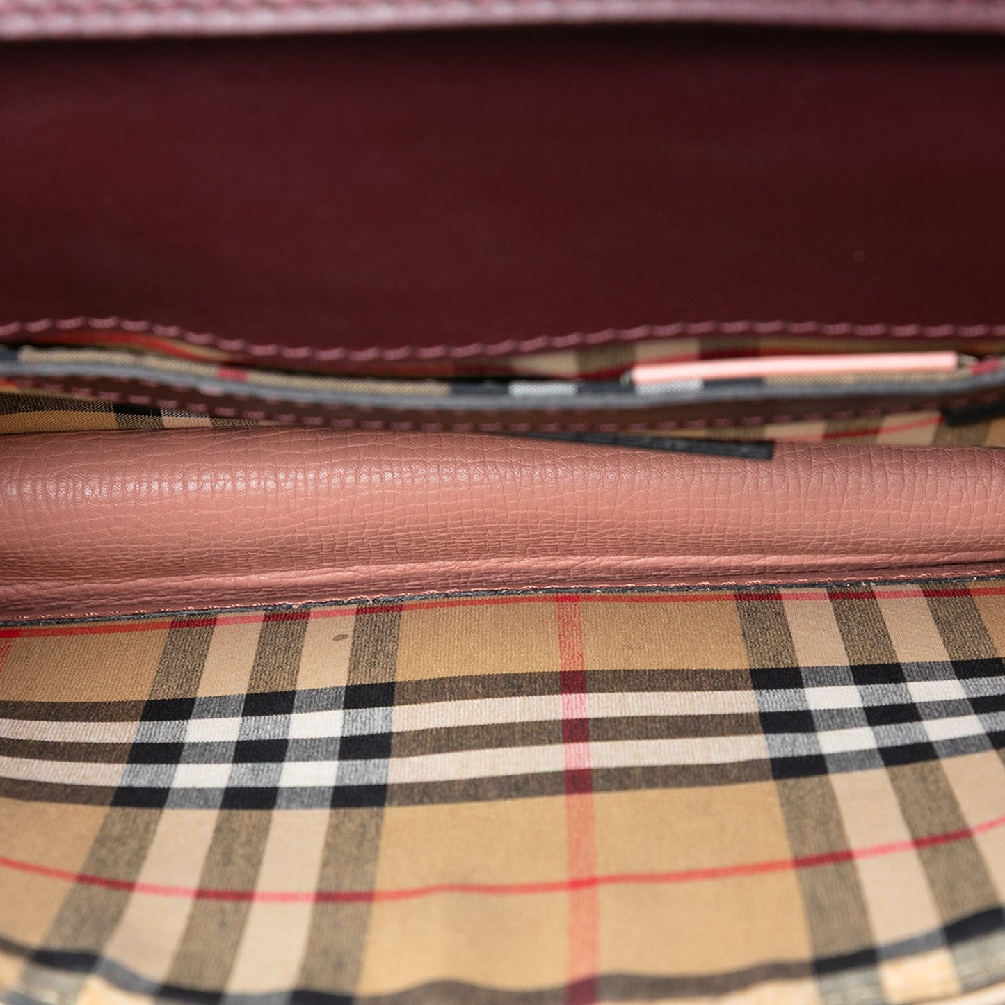 Burberry Bicolor Leather Macken Crossbody
