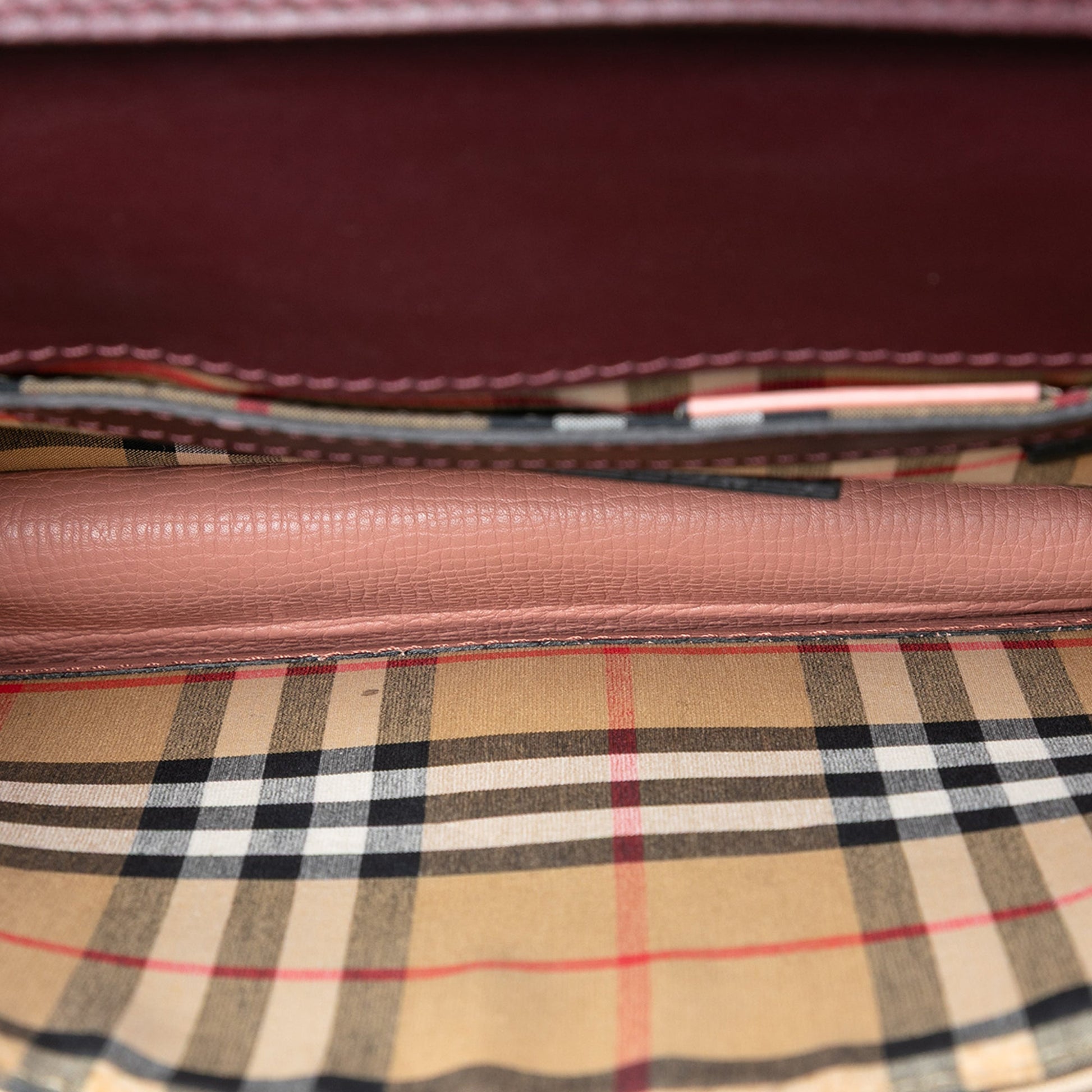 Burberry Bicolor Leather Macken Crossbody
