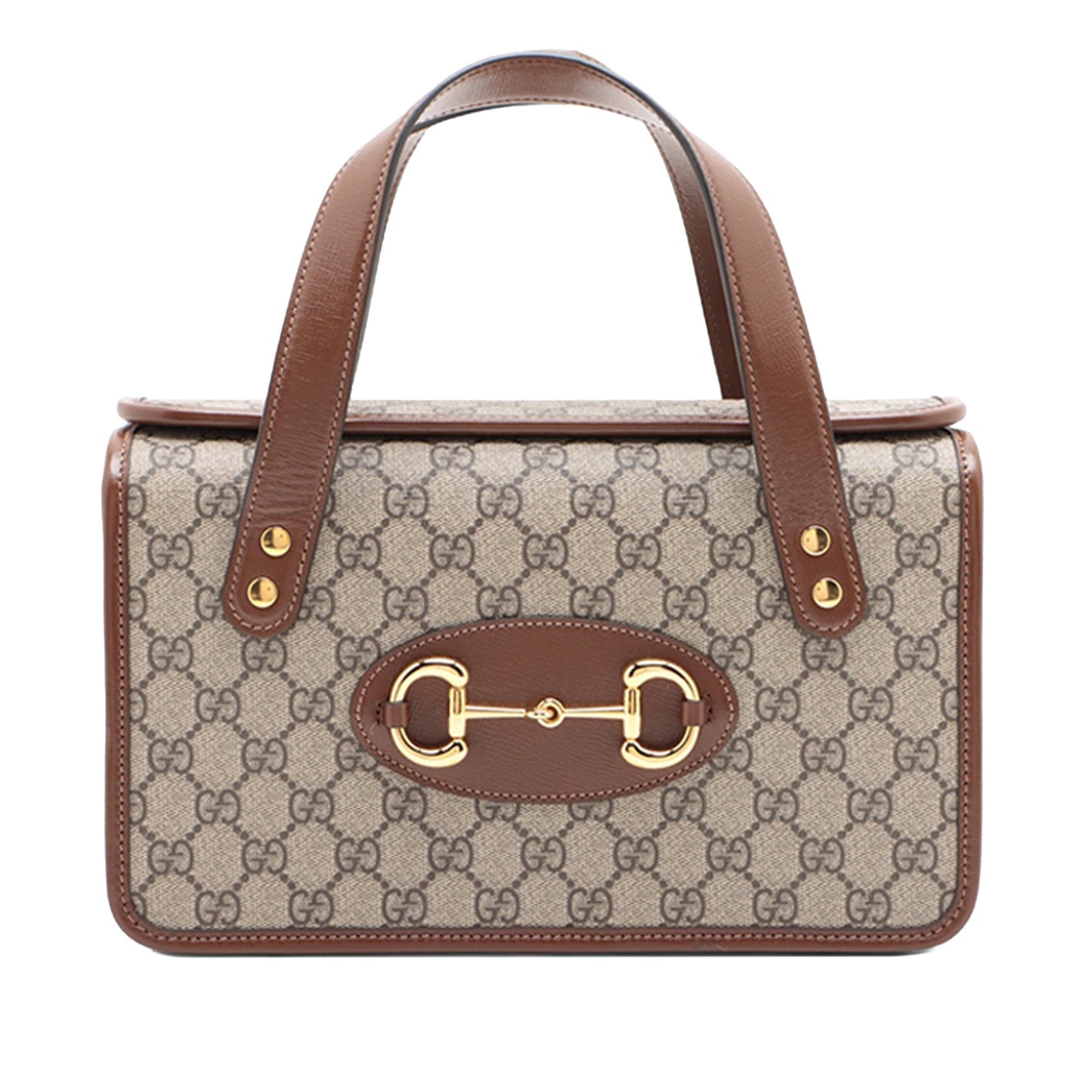 Gucci Small GG Supreme Horsebit 1955 Satchel