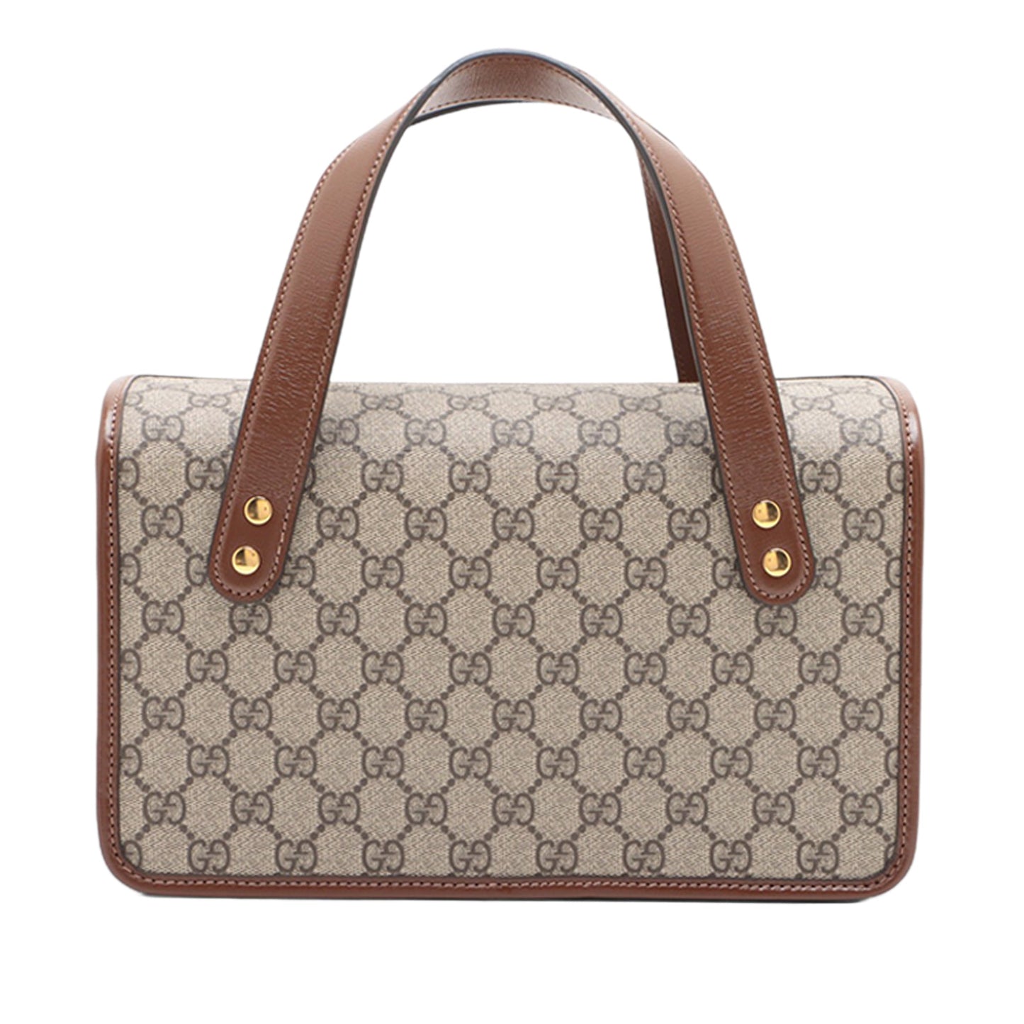 Gucci Small GG Supreme Horsebit 1955 Satchel