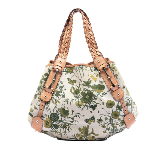 Gucci Medium Canvas Floral Pelham Shoulder Bag