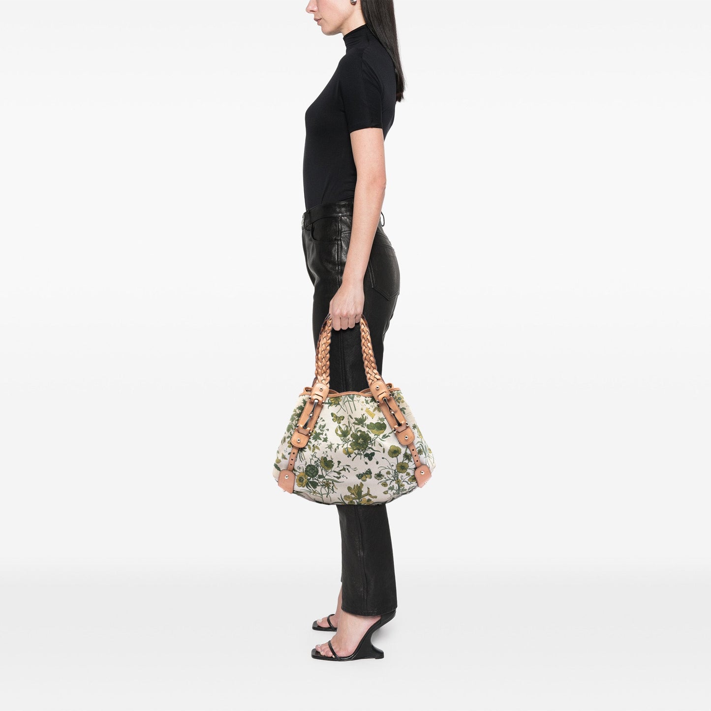 Gucci Medium Canvas Floral Pelham Shoulder Bag