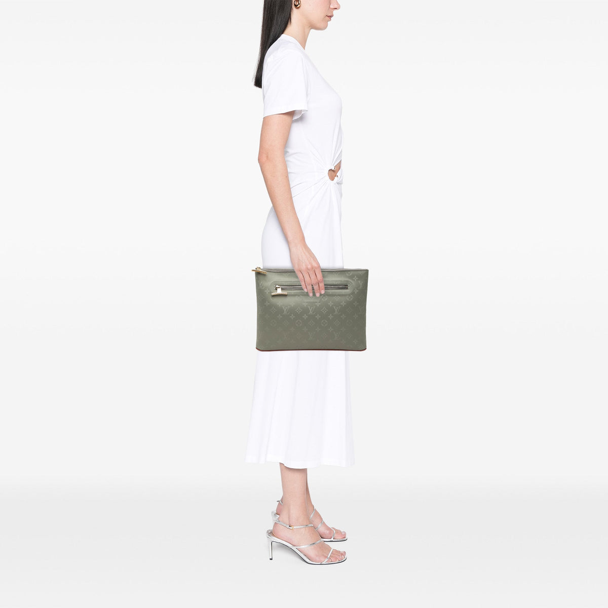 Louis Vuitton Monogram Titanium Pochette Cosmos