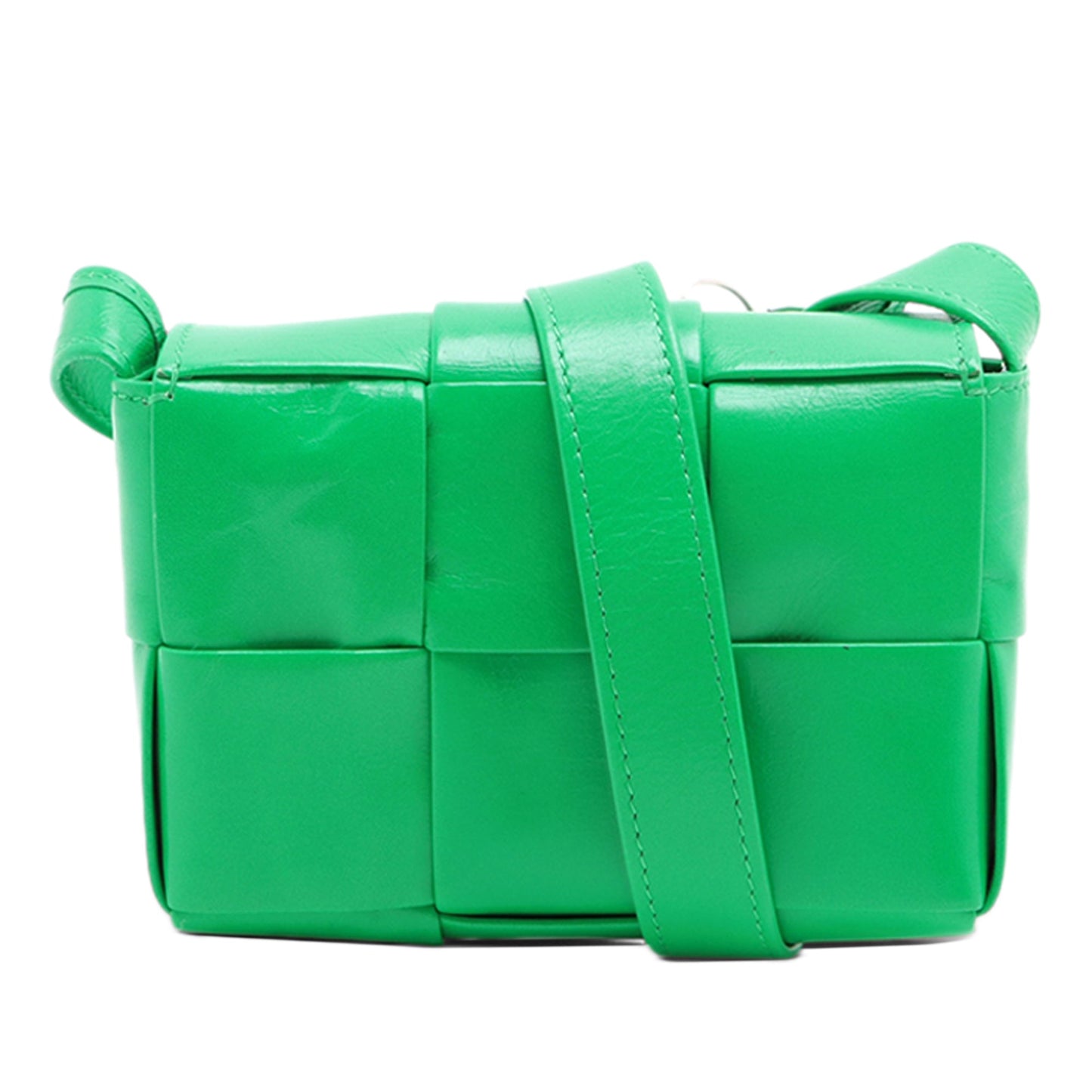 Bottega Veneta Candy Nappa Intrecciato Cassette Crossbody