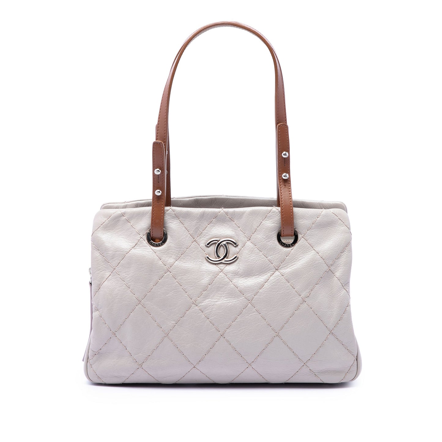 Chanel Glazed Calfskin On the Road Tote