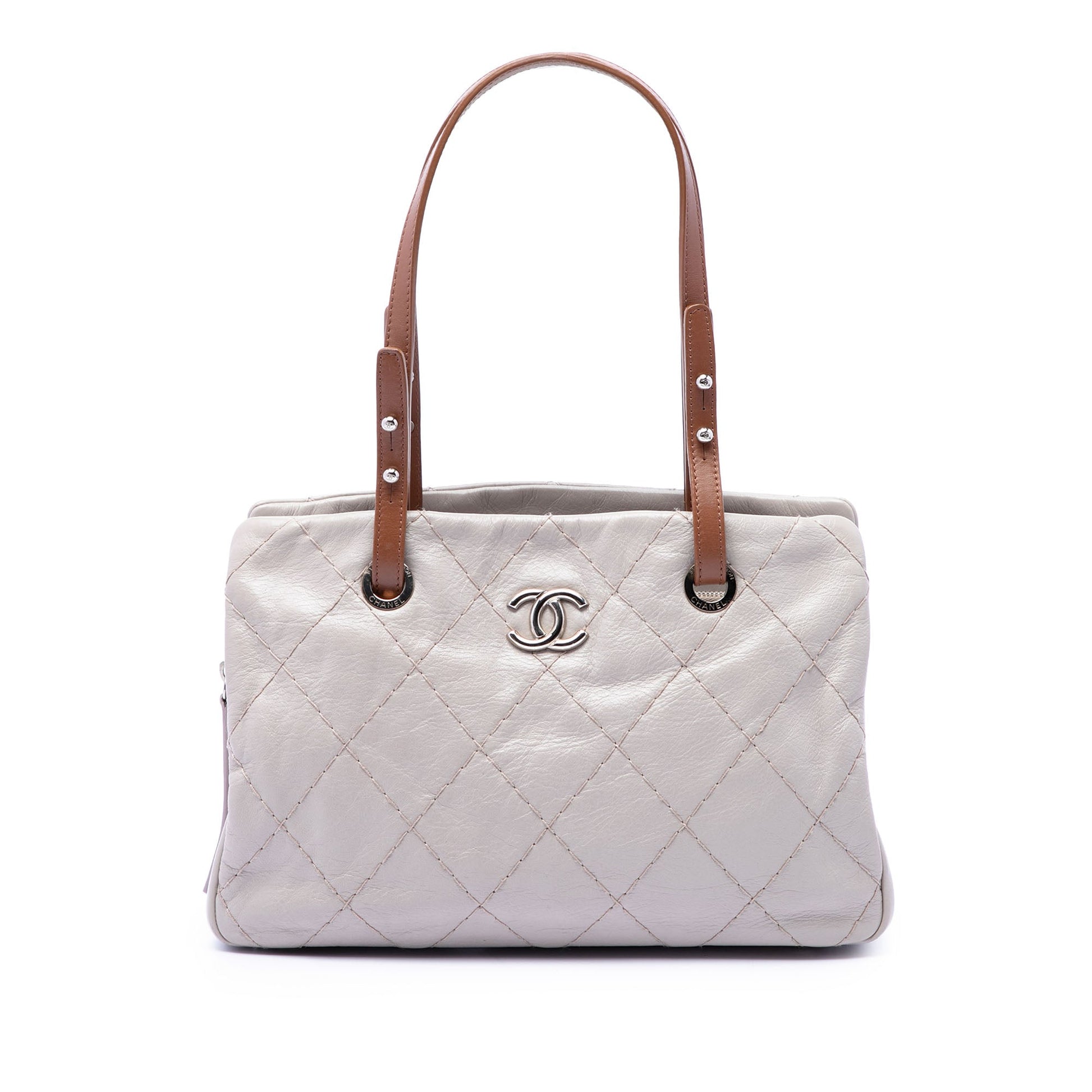 Chanel Glazed Calfskin On the Road Tote