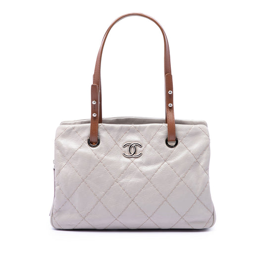 Chanel Glazed Calfskin On the Road Tote