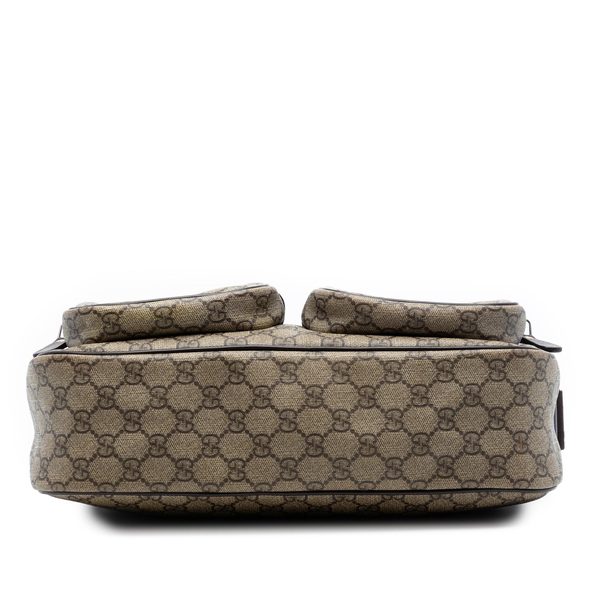 Gucci GG Supreme Double Pocket Crossbody