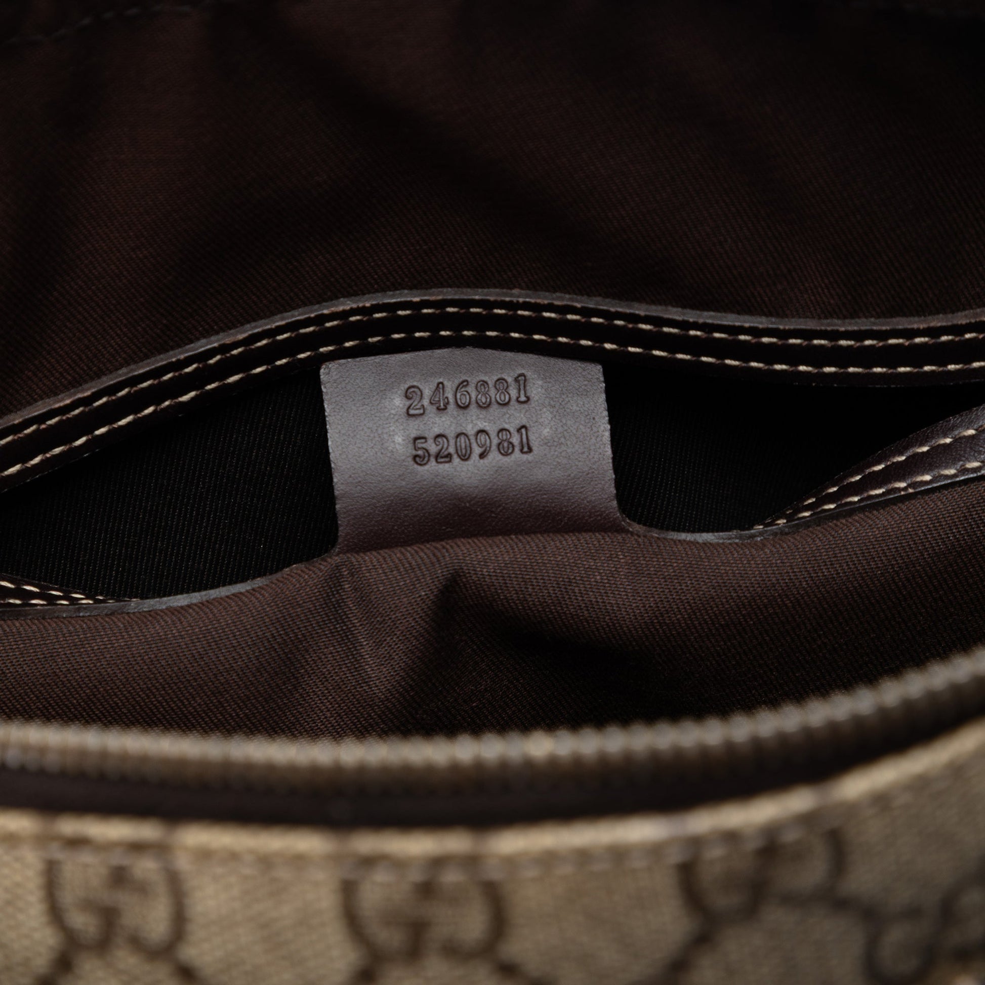 Gucci GG Supreme Double Pocket Crossbody