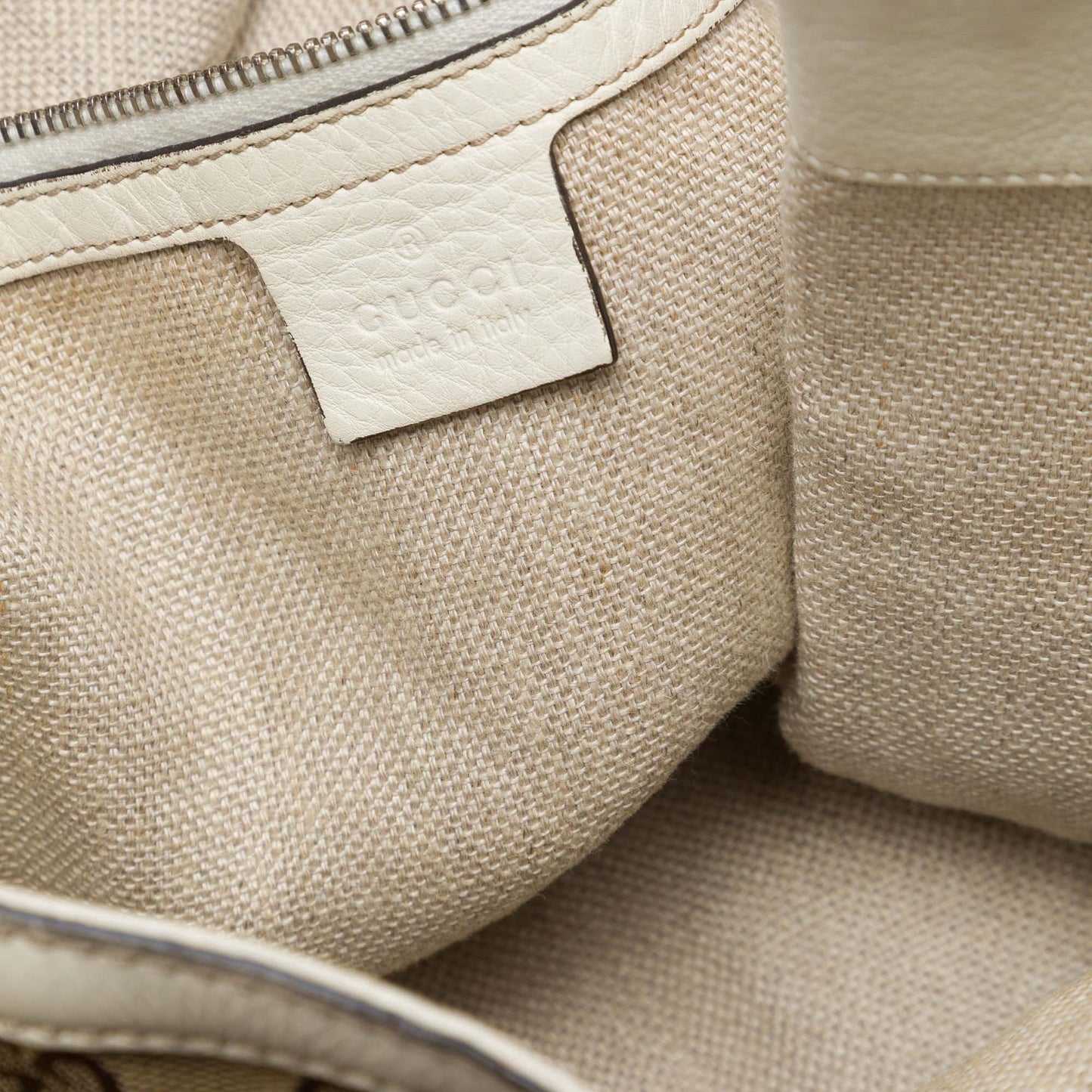 Gucci GG Canvas Icon Bit Zip Tote