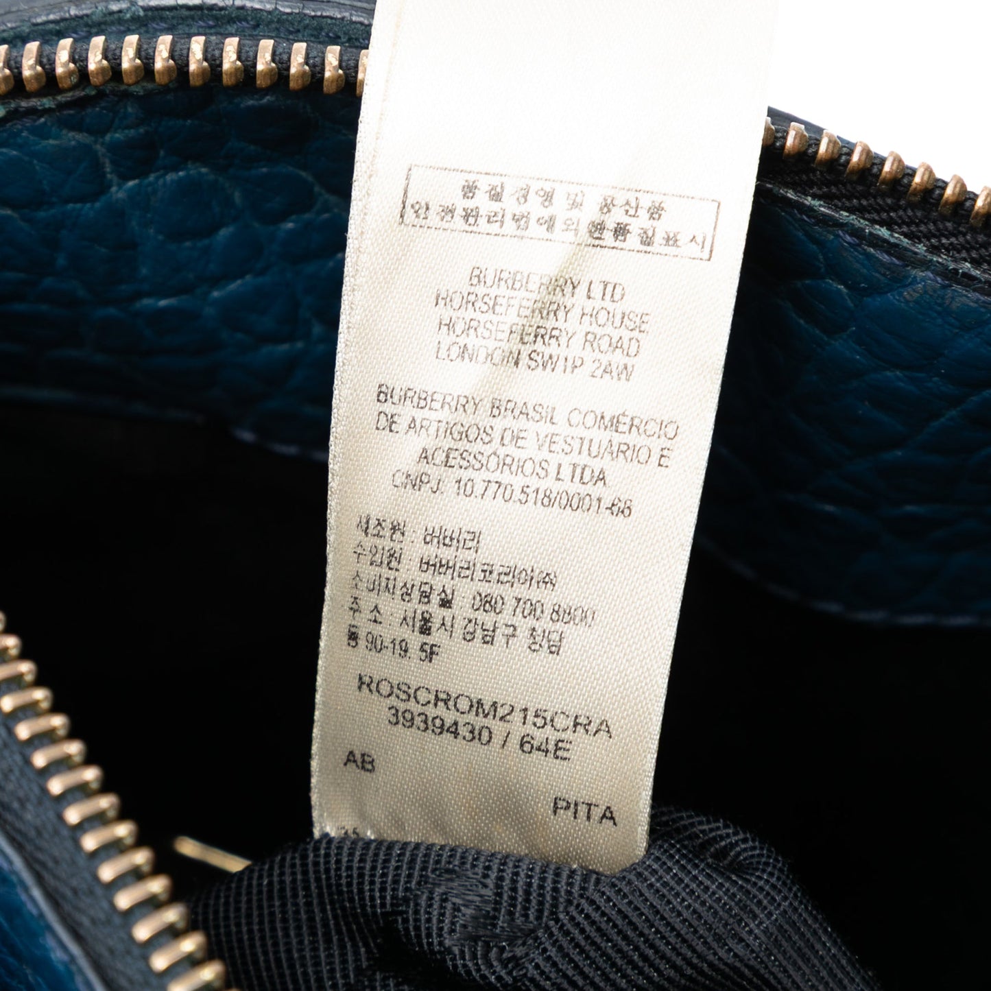 Burberry Grained Leather Chichester Crossbody