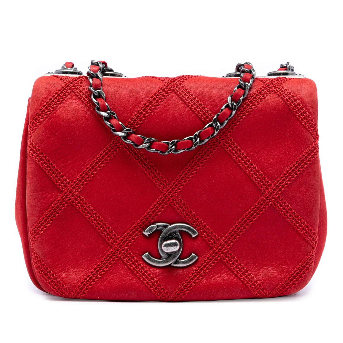 Chanel Mini CC Iridescent Calfskin Diamond Stitch Flap