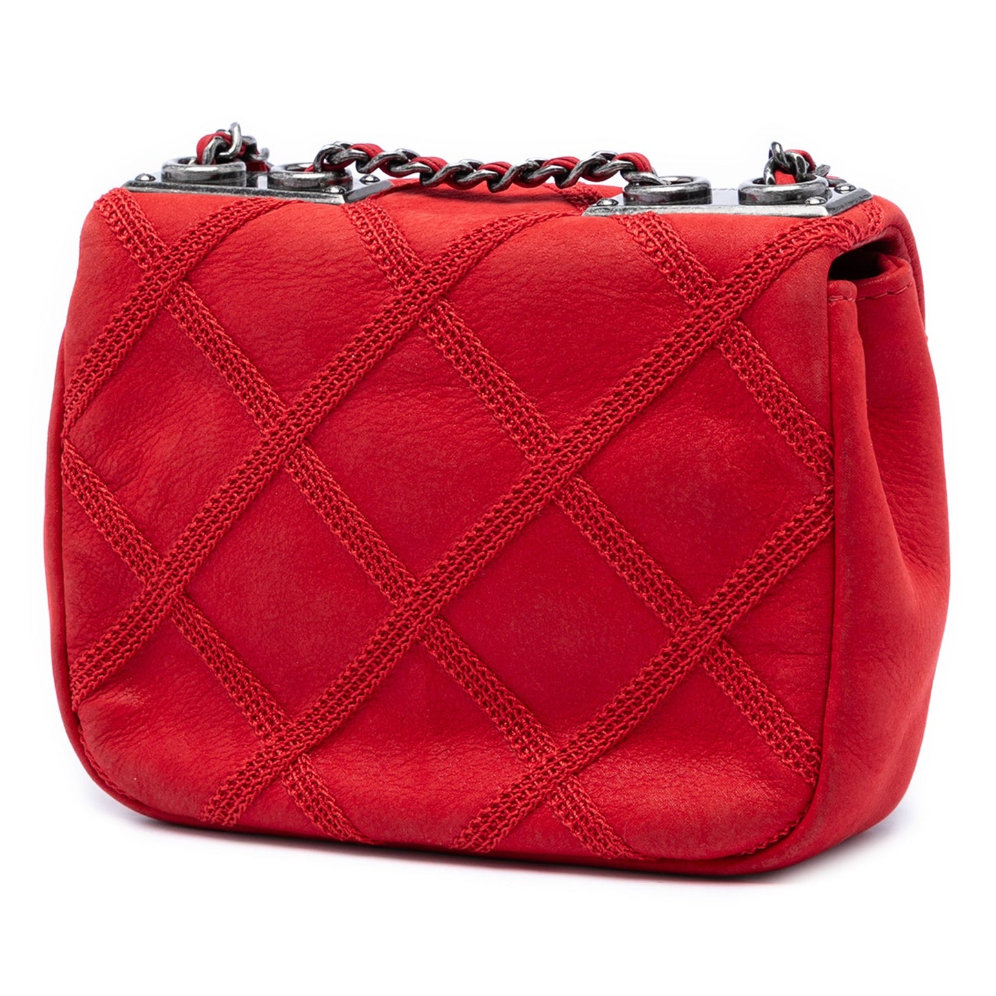 Chanel Mini CC Iridescent Calfskin Diamond Stitch Flap