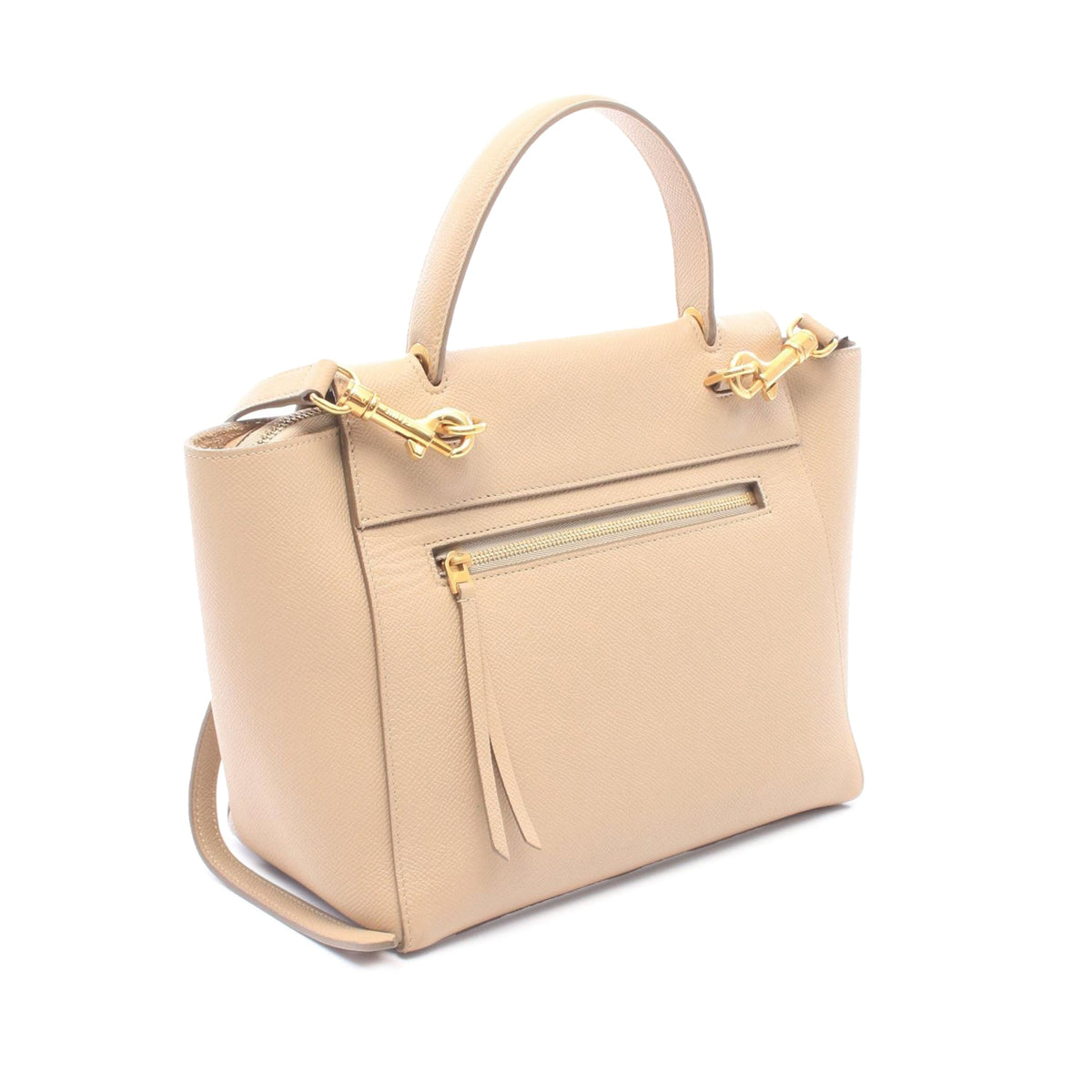 Celine Micro Grained Calfskin Belt Bag — Beige