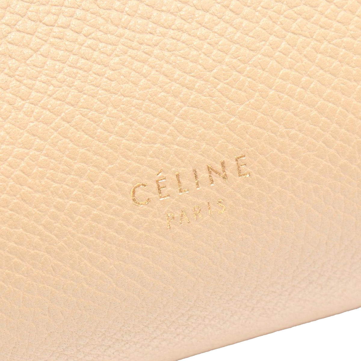 Celine Micro Grained Calfskin Belt Bag — Beige