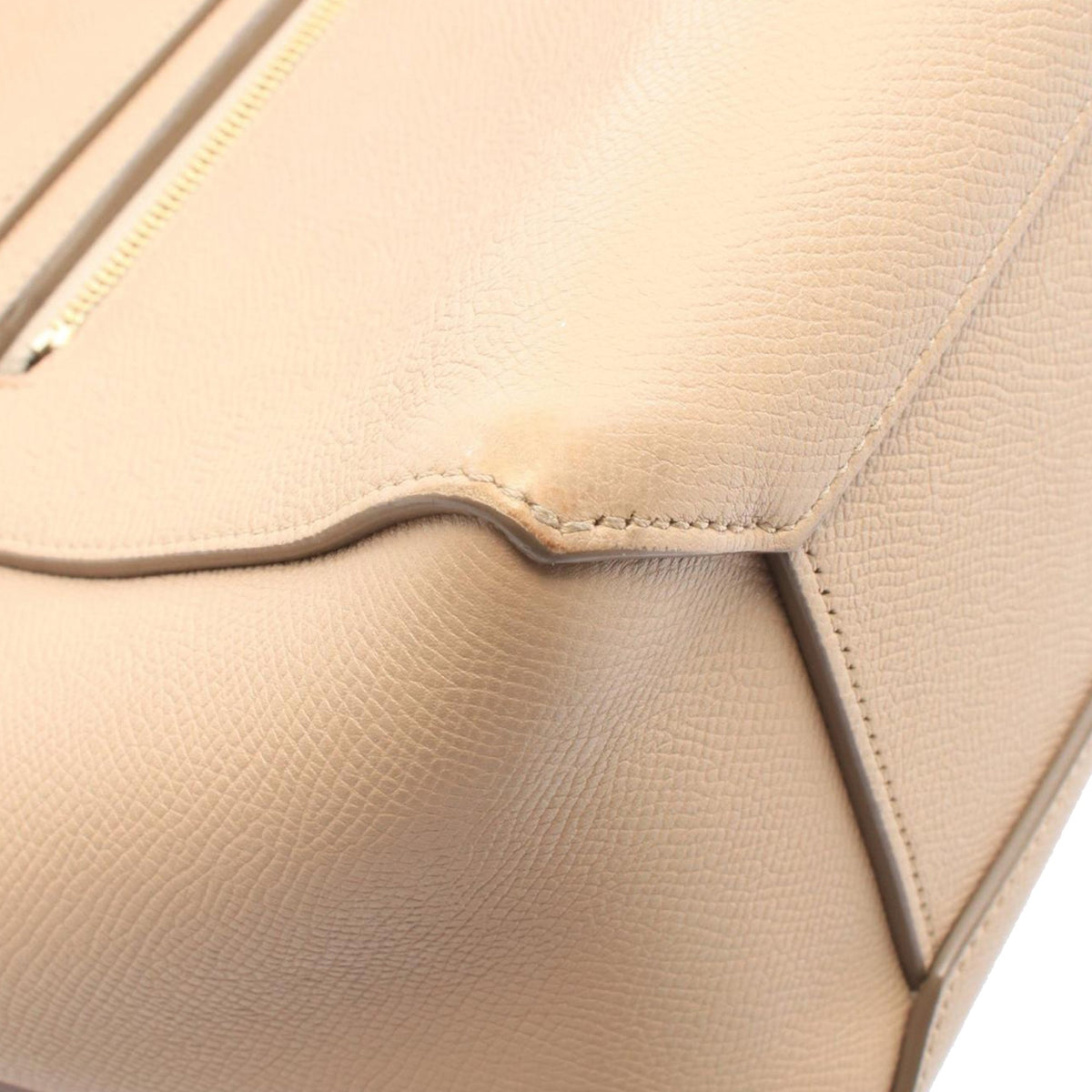 Celine Micro Grained Calfskin Belt Bag — Beige
