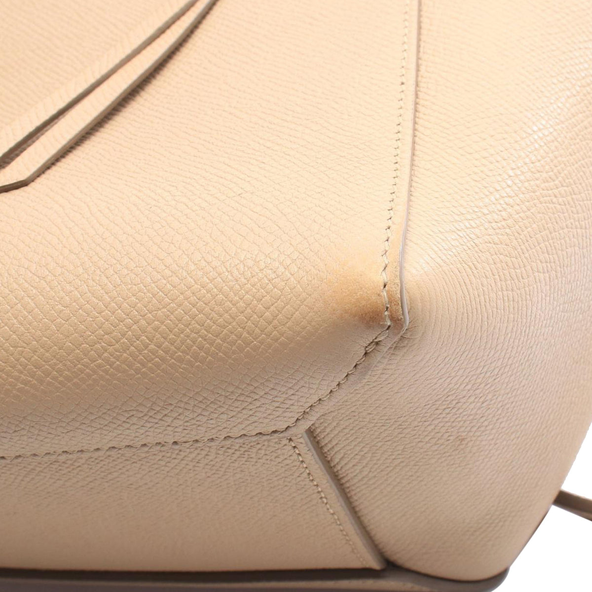 Celine Micro Grained Calfskin Belt Bag — Beige