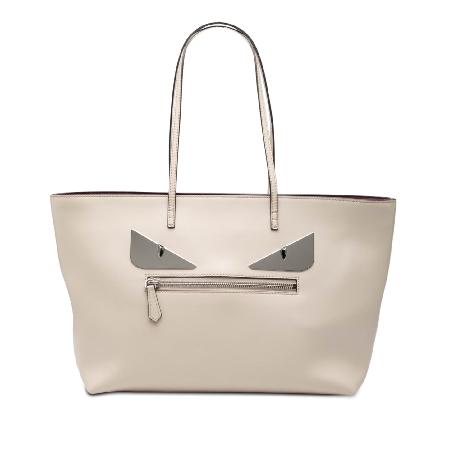Fendi Medium Leather Monster Roll Tote