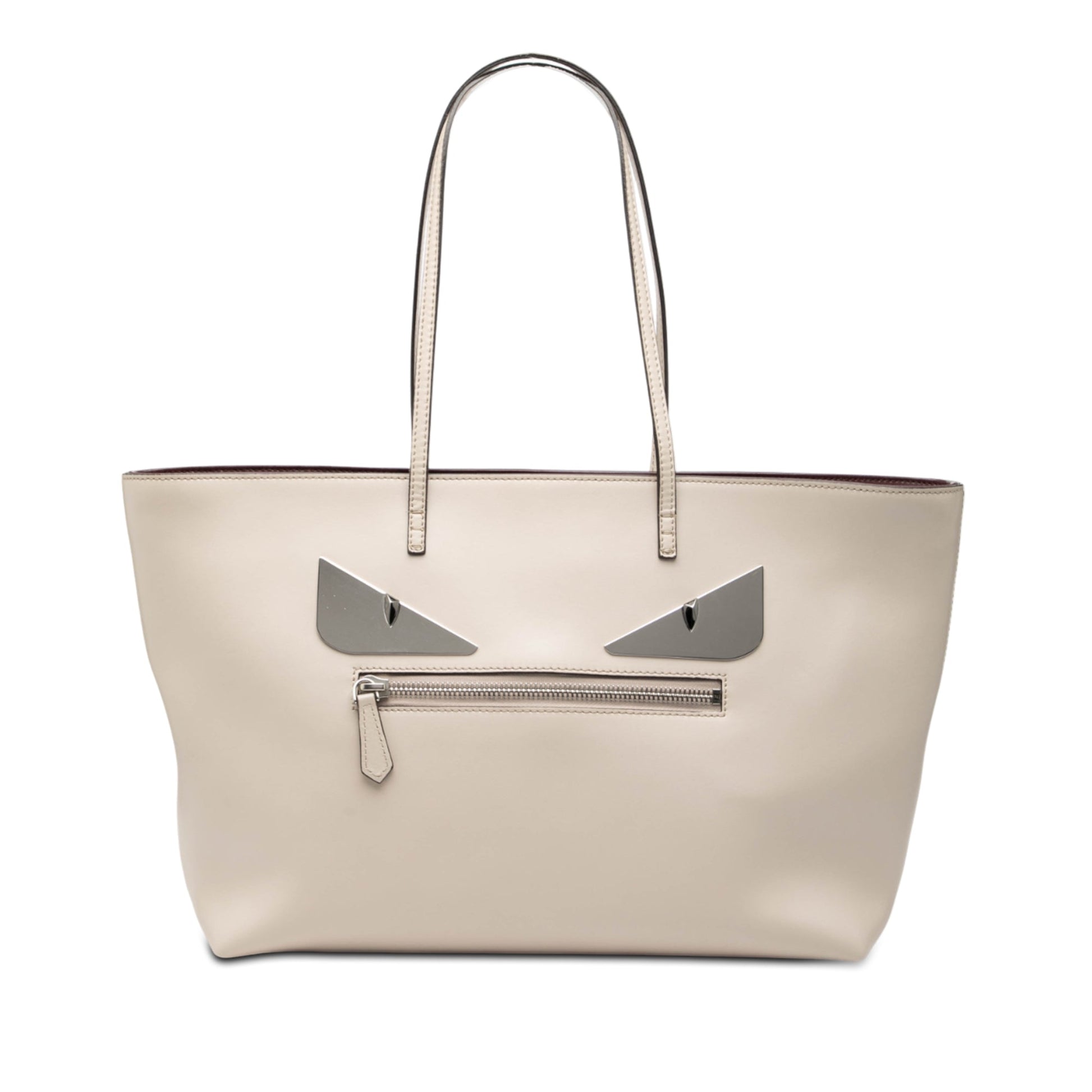 Fendi Medium Leather Monster Roll Tote