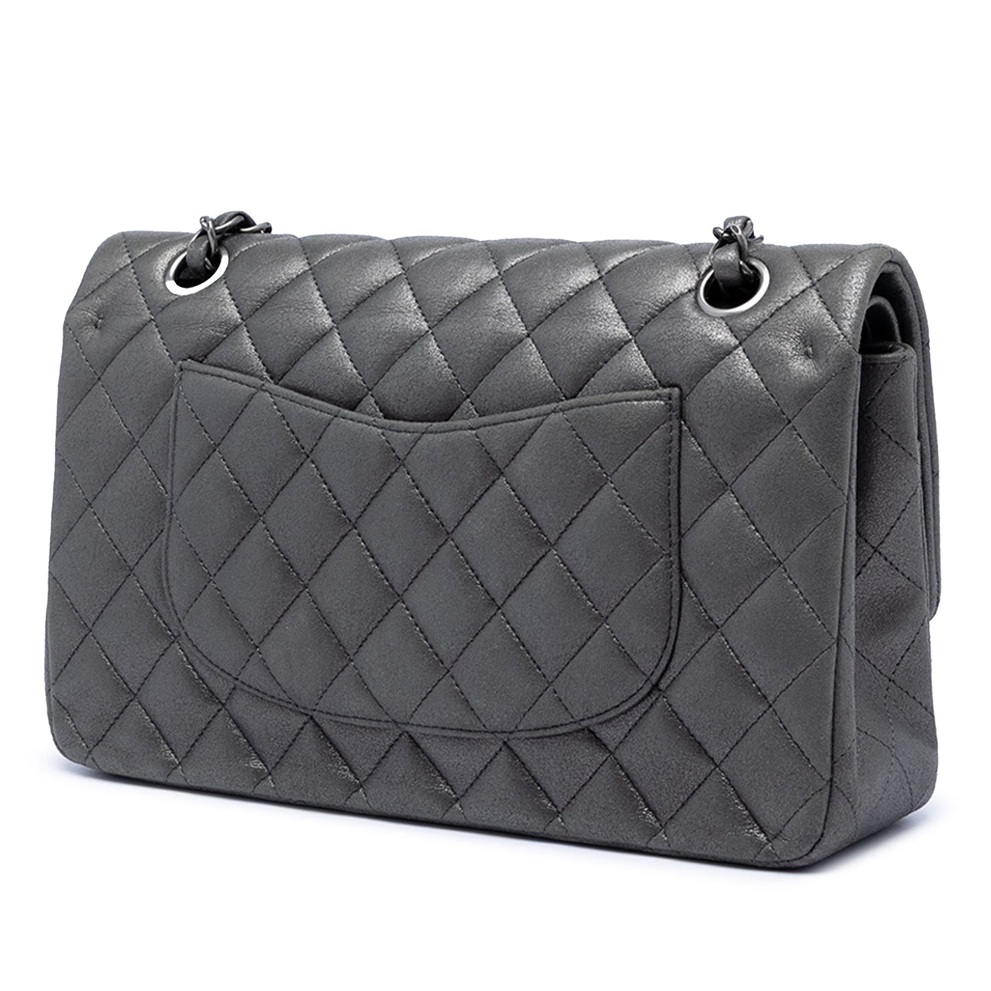 Chanel Medium Classic Iridescent Lambskin Double Flap