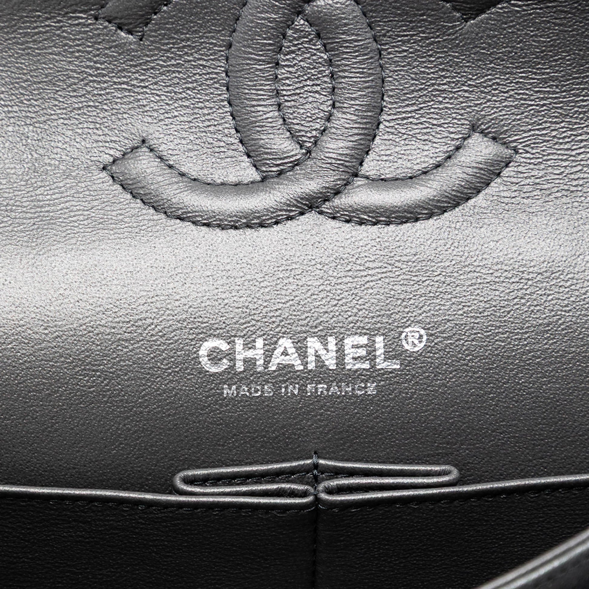 Chanel Medium Classic Iridescent Lambskin Double Flap
