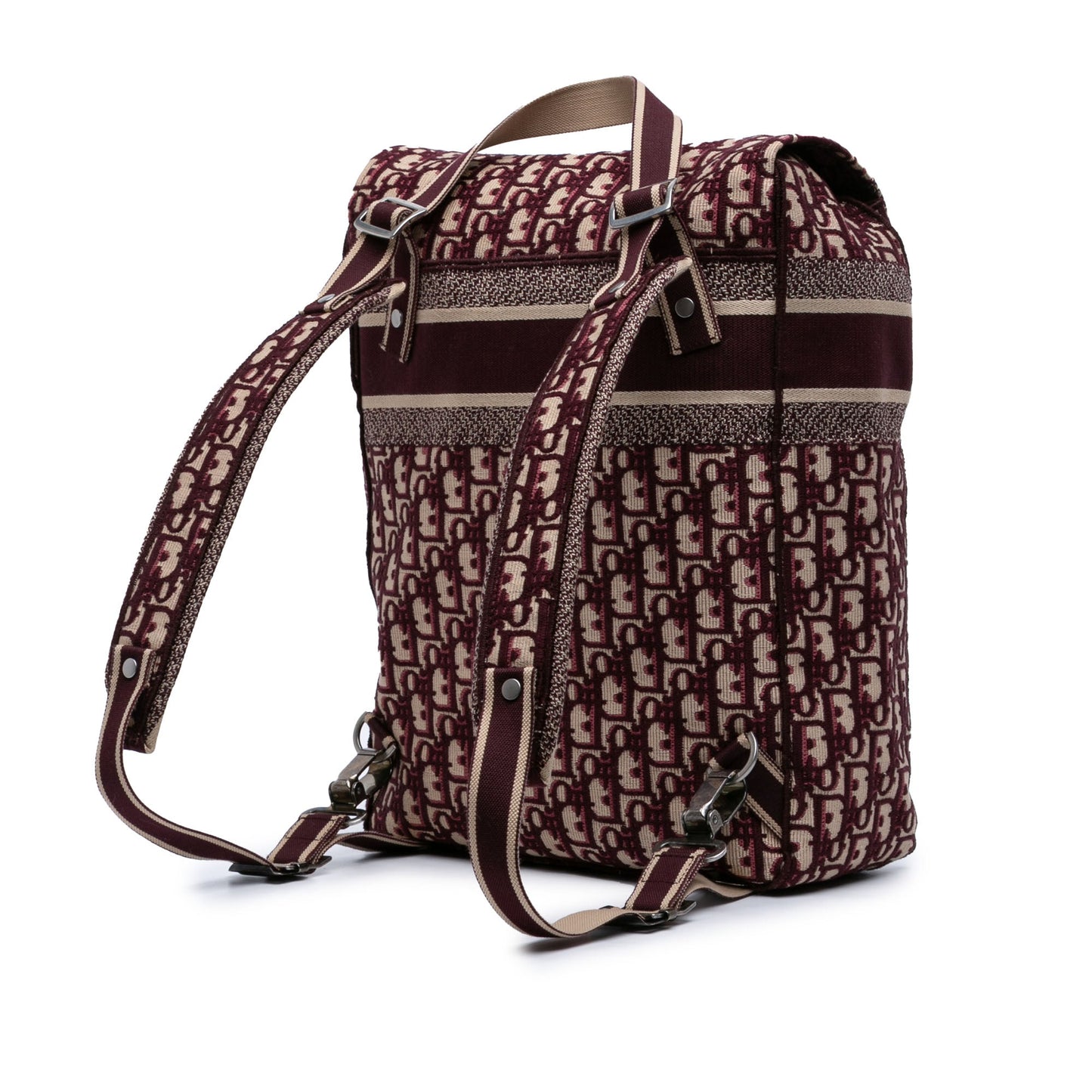 Dior Oblique Embroidered Canvas Diorcamp Backpack
