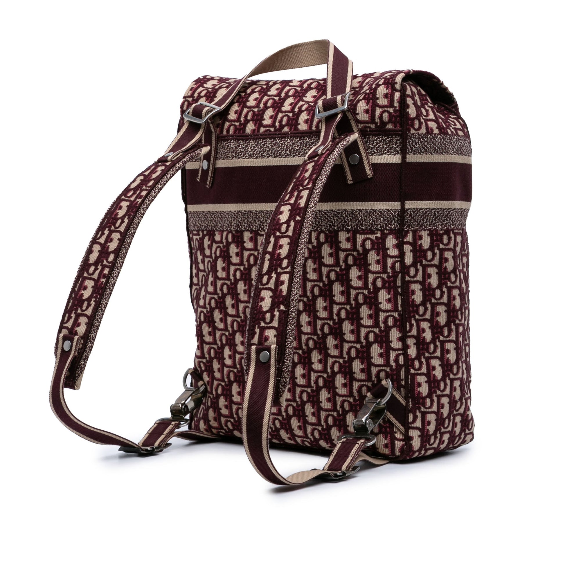 Dior Oblique Embroidered Canvas Diorcamp Backpack