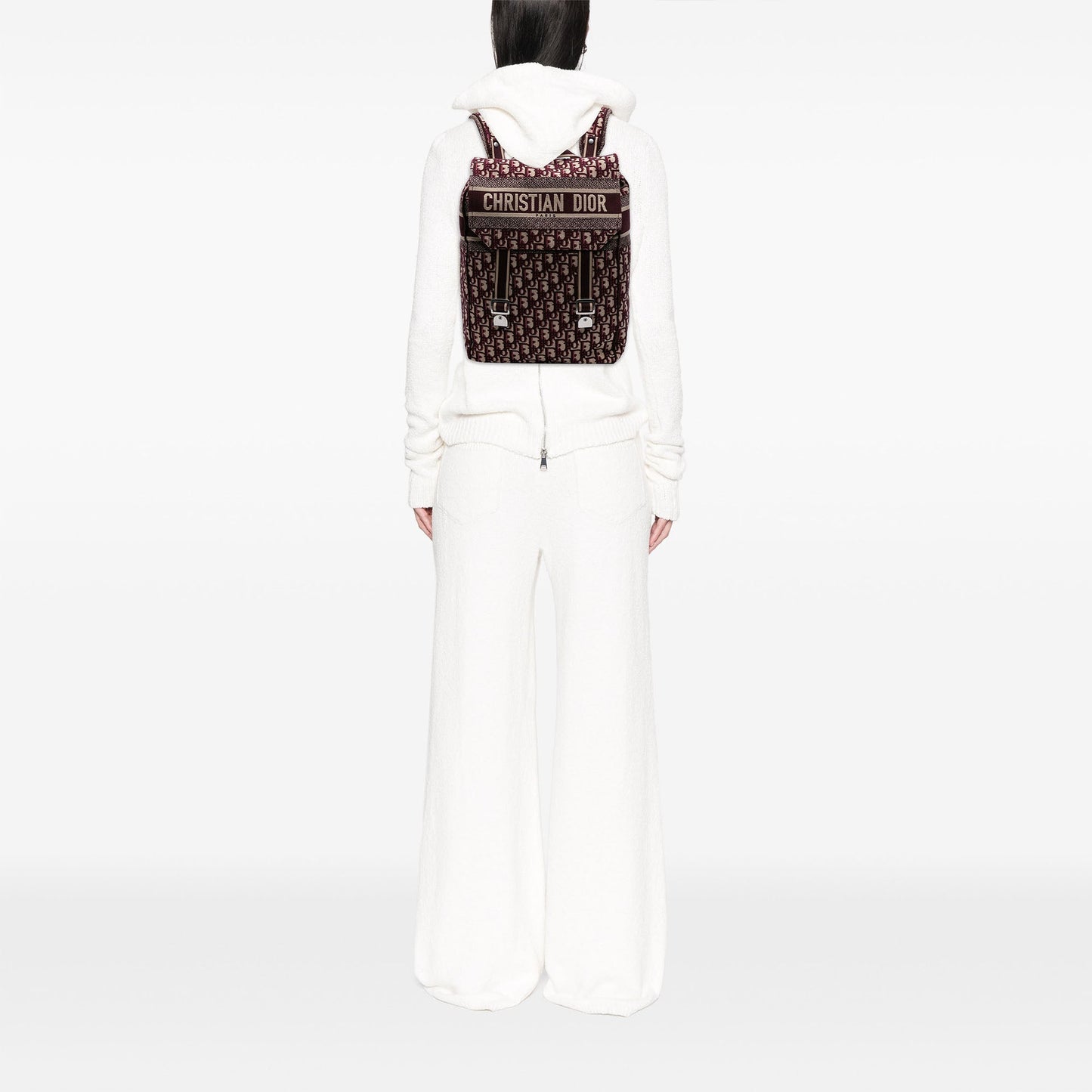 Dior Oblique Embroidered Canvas Diorcamp Backpack