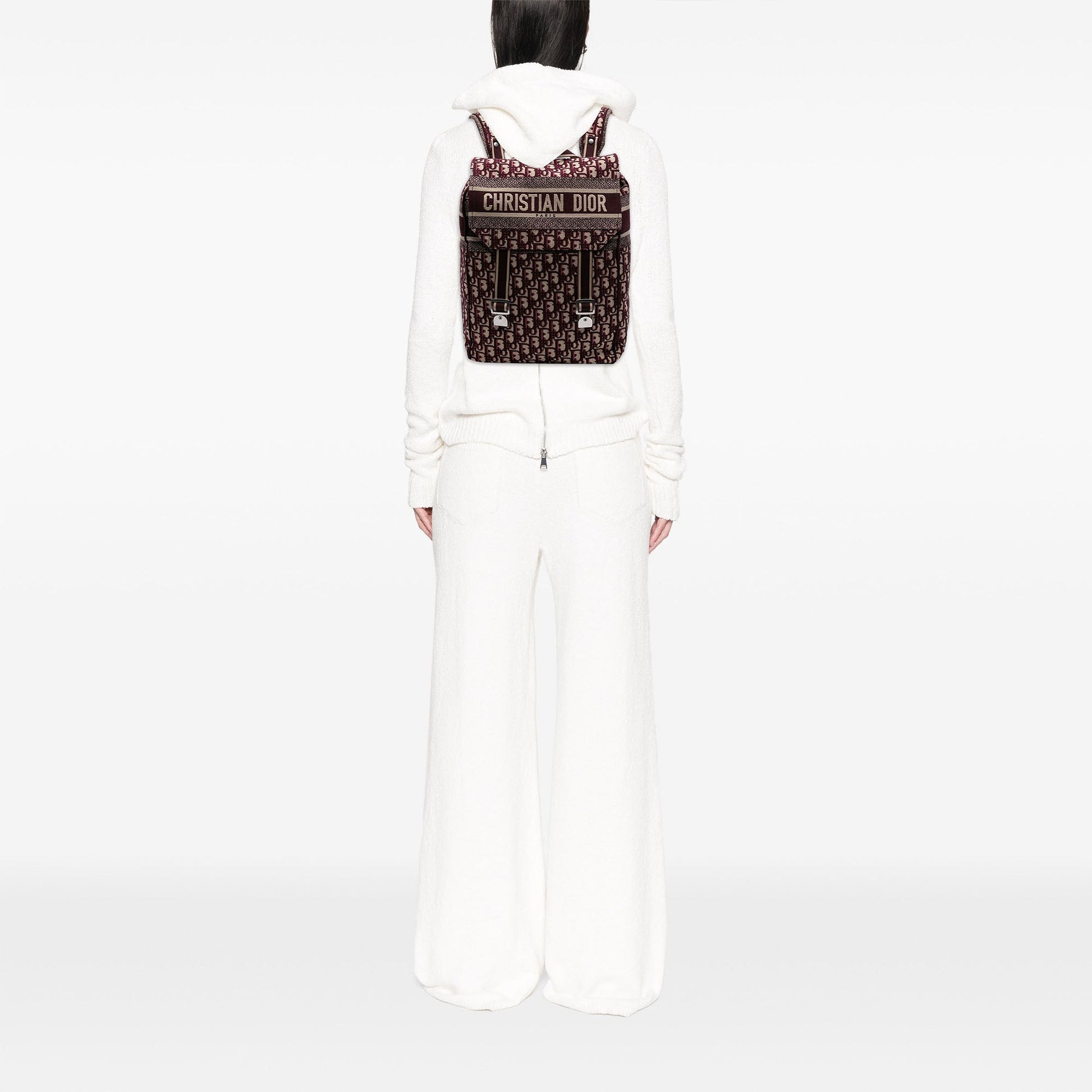 Dior Oblique Embroidered Canvas Diorcamp Backpack