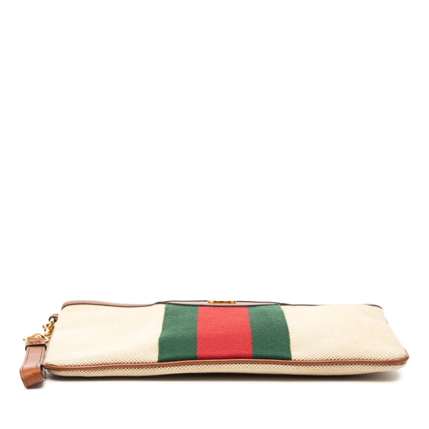 Gucci Canvas Interlocking G Web Clutch