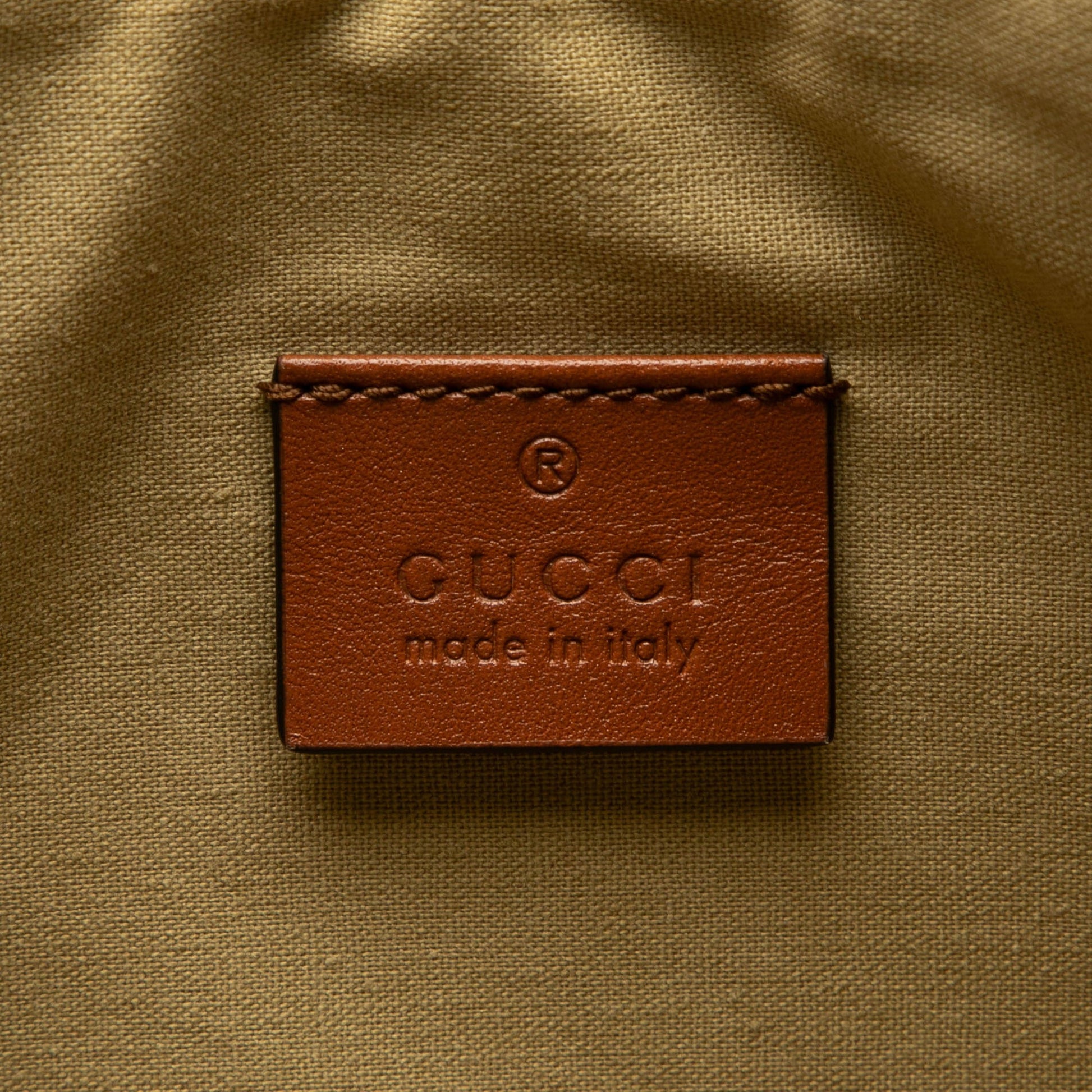 Gucci Canvas Interlocking G Web Clutch