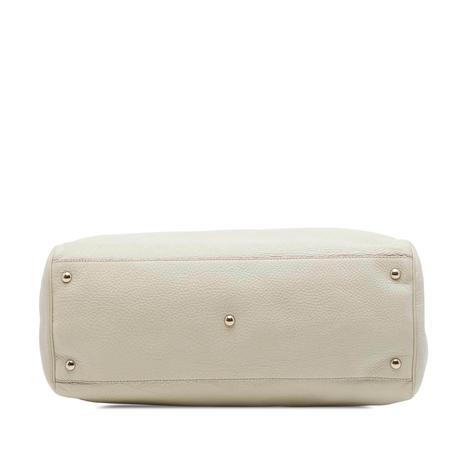 Gucci Large Calfskin Bamboo Shopper Satchel