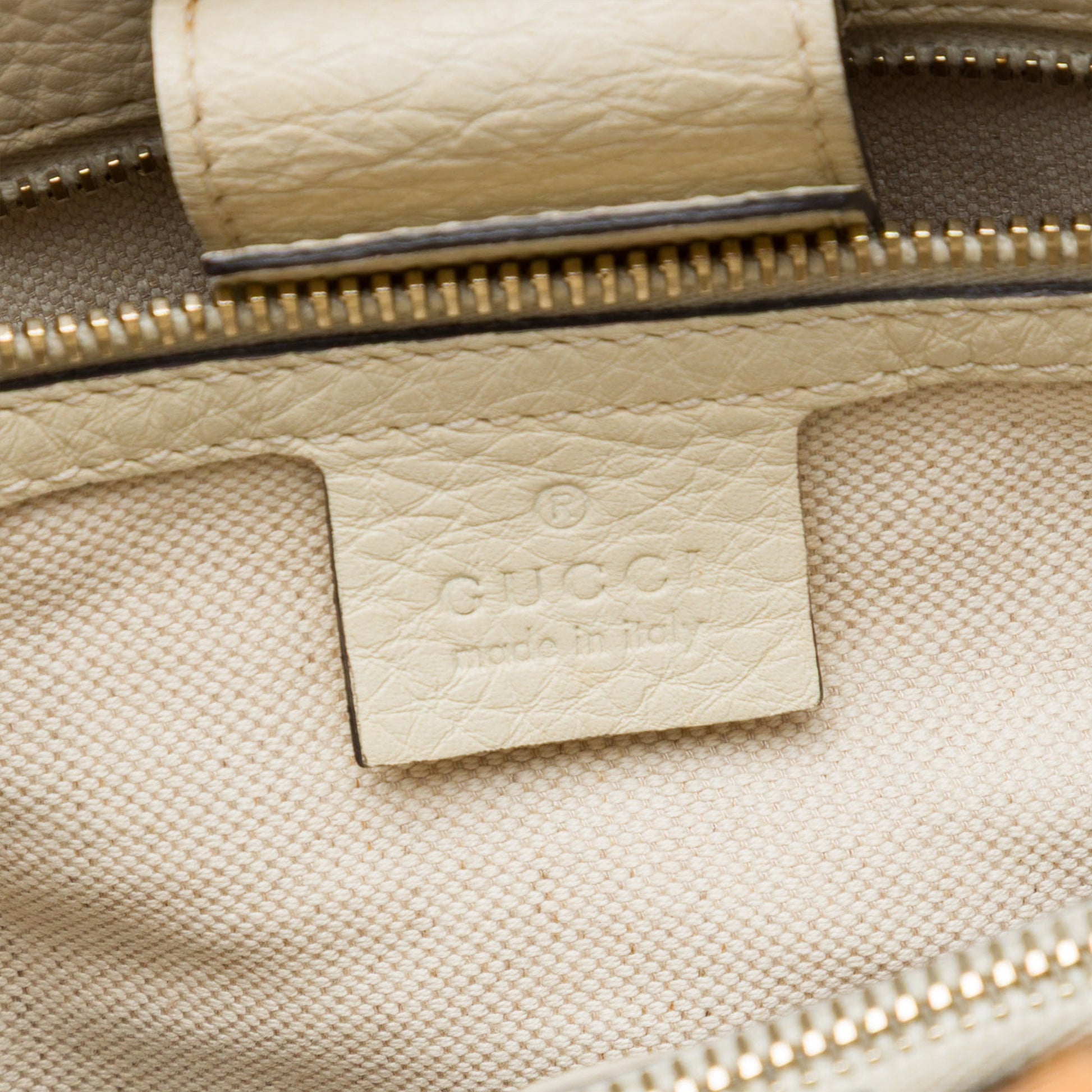 Gucci Large Calfskin Bamboo Shopper Satchel