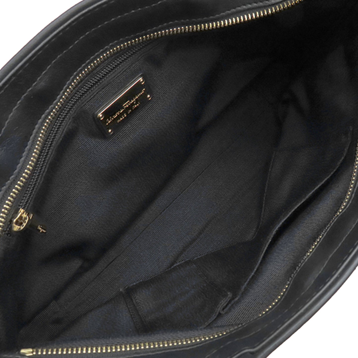Ferragamo Nylon Leopard Print Double Gancini Tote