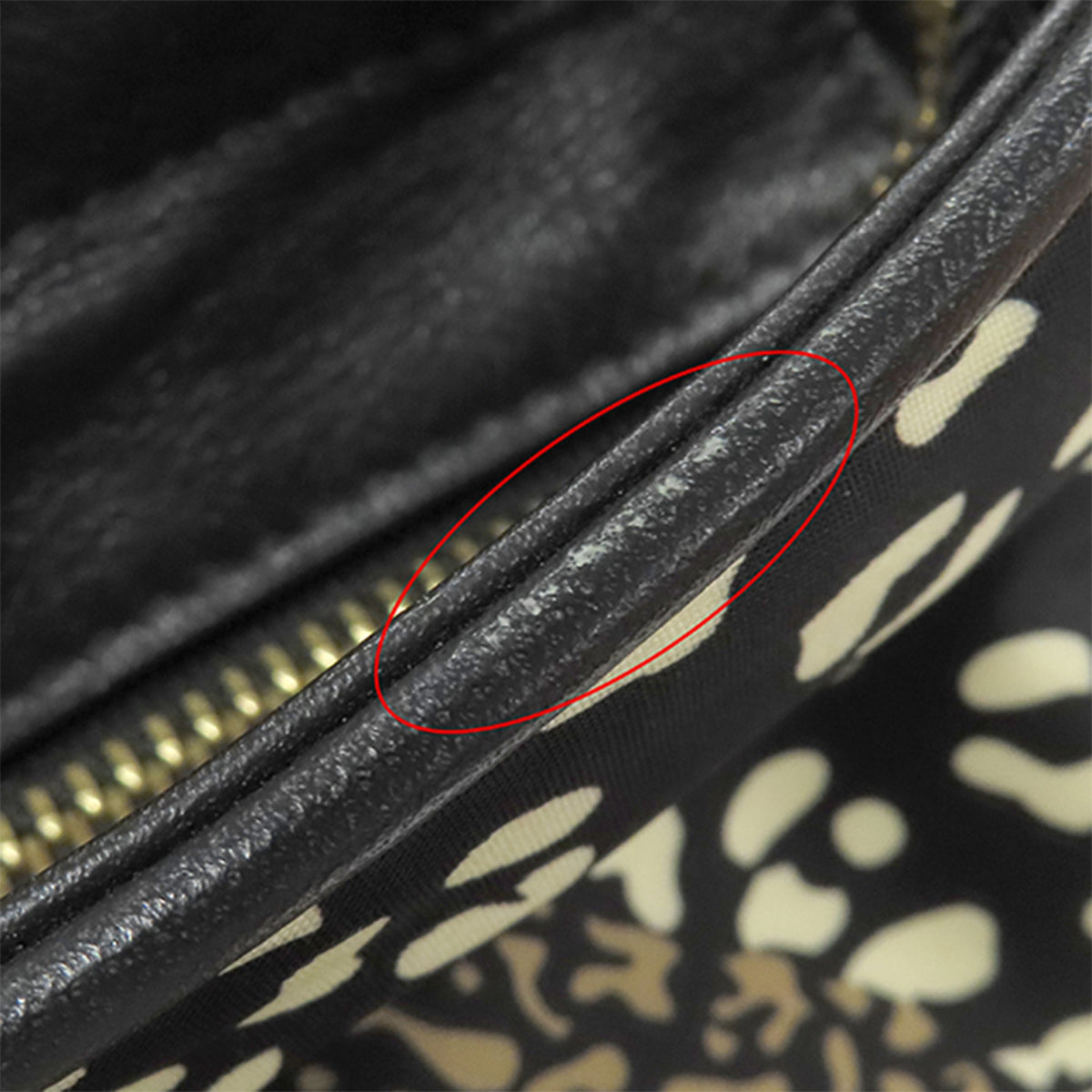 Ferragamo Nylon Leopard Print Double Gancini Tote