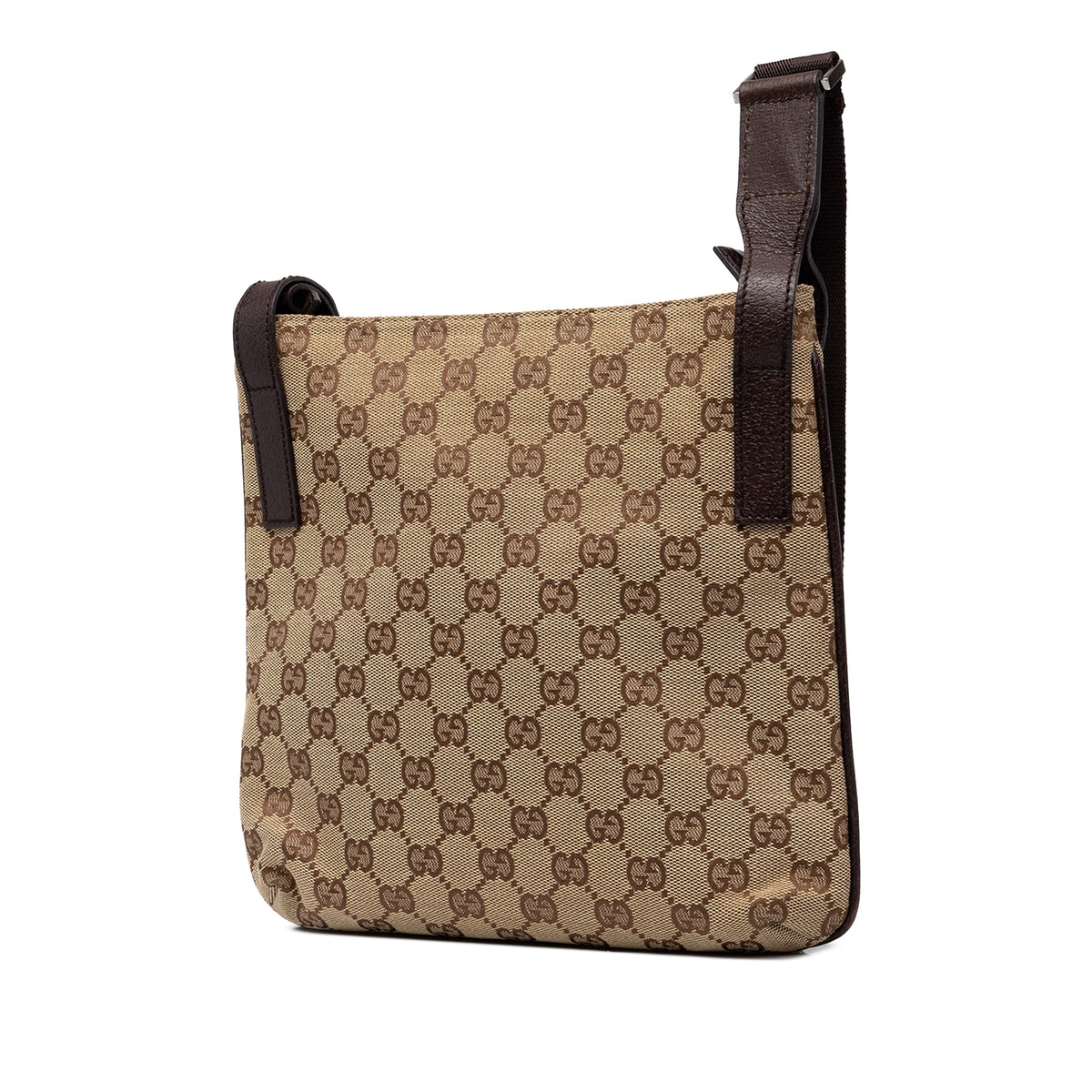 Gucci GG Canvas Crossbody — Beige
