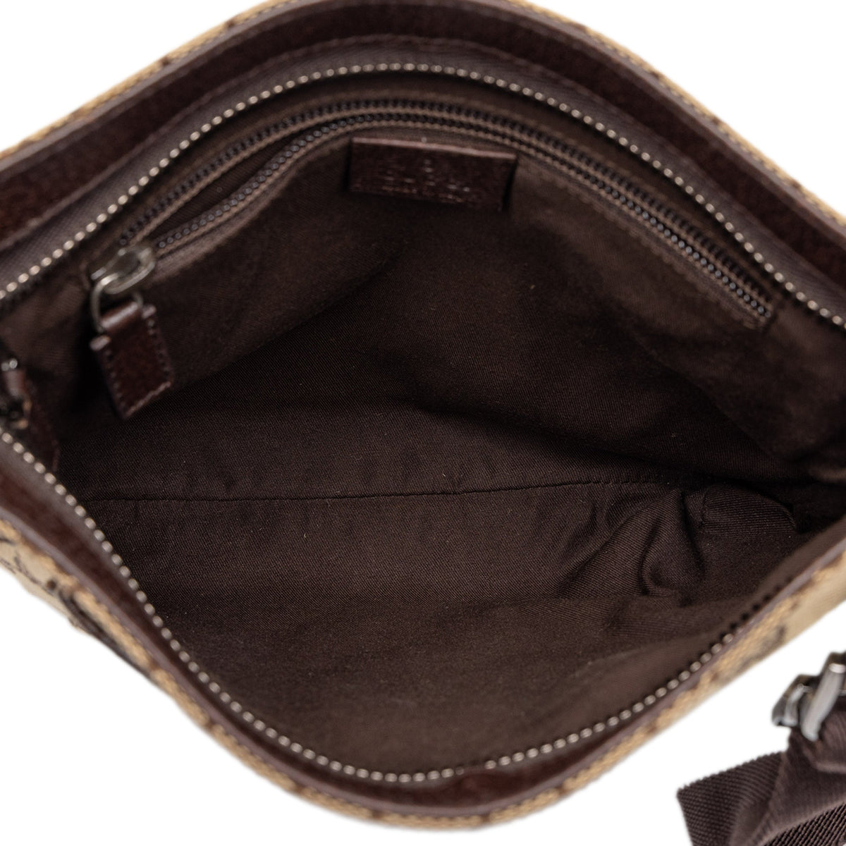 Gucci GG Canvas Crossbody — Beige