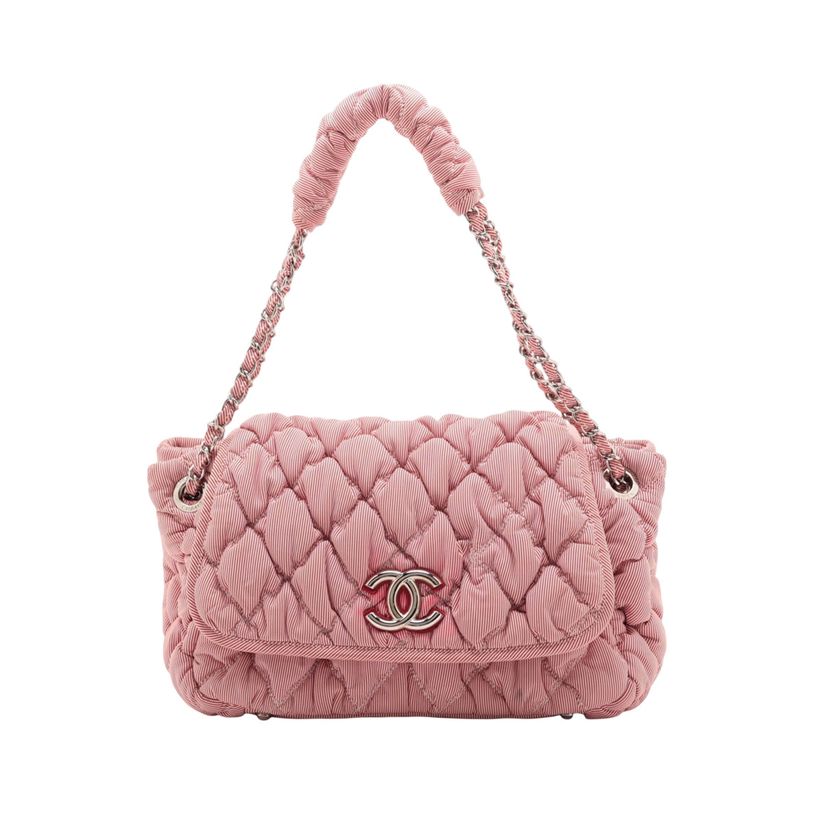 Chanel Bubble CC Shoulder Bag — Pink