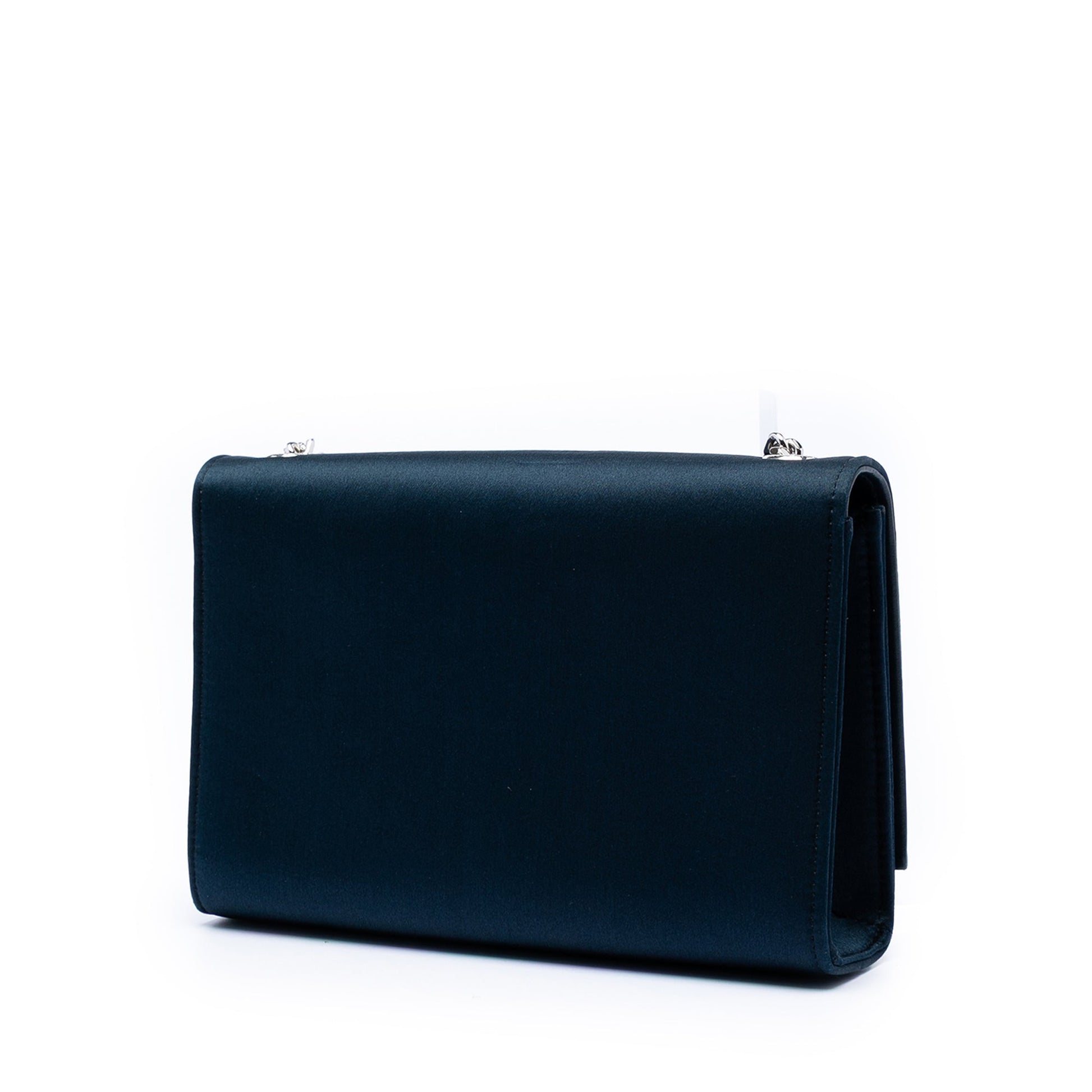 Saint Laurent Small Satin Monogram Kate Tassel Crossbody