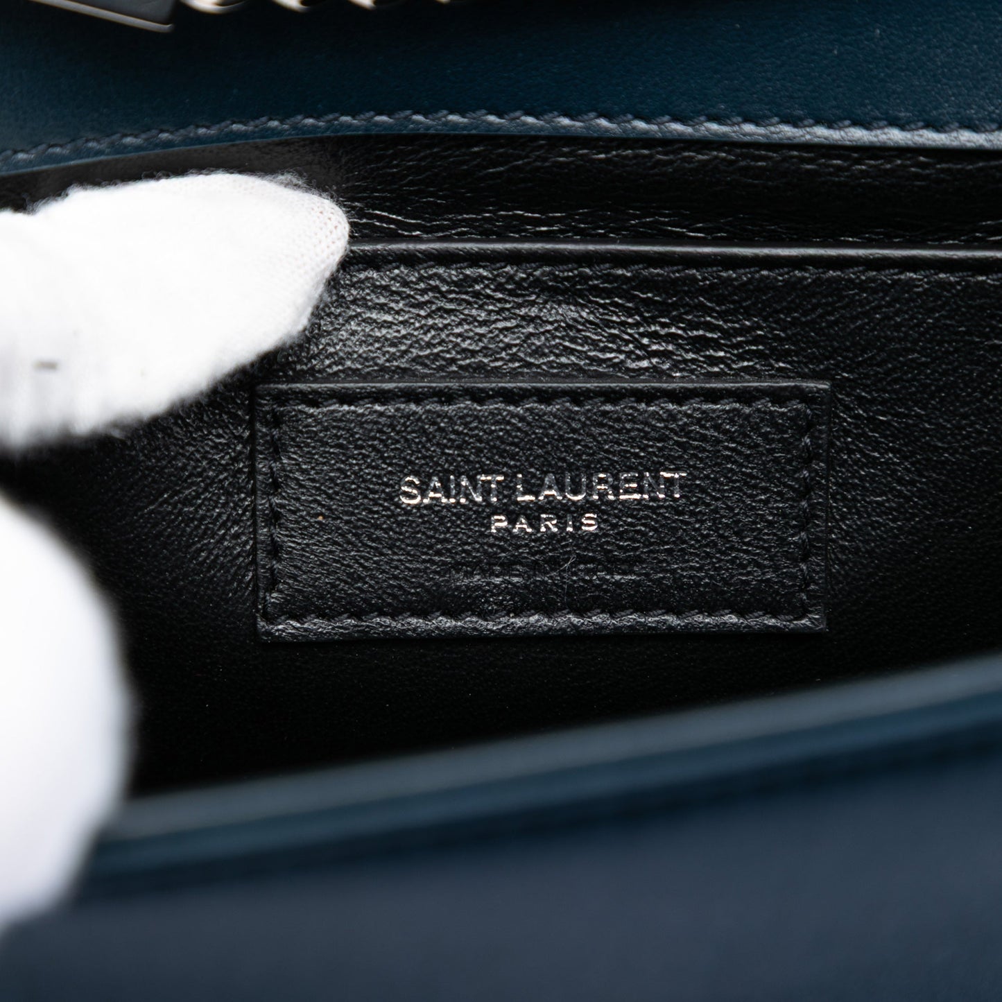 Saint Laurent Small Satin Monogram Kate Tassel Crossbody