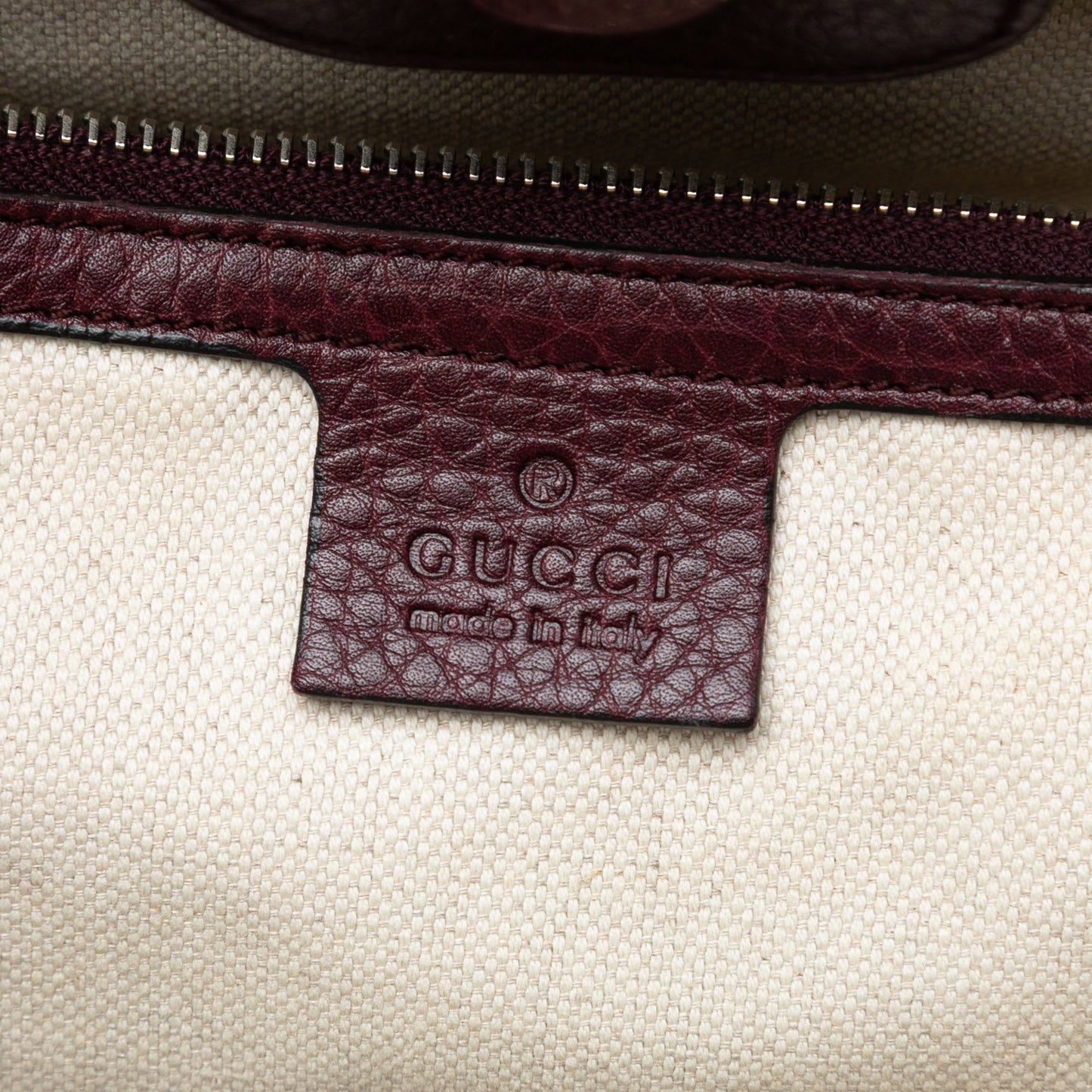 Gucci Medium GG Canvas New Bamboo Tassel Tote
