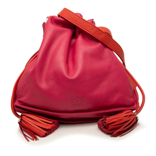 LOEWE Bicolor Nappa Flamenco Tassel 30 Crossbody