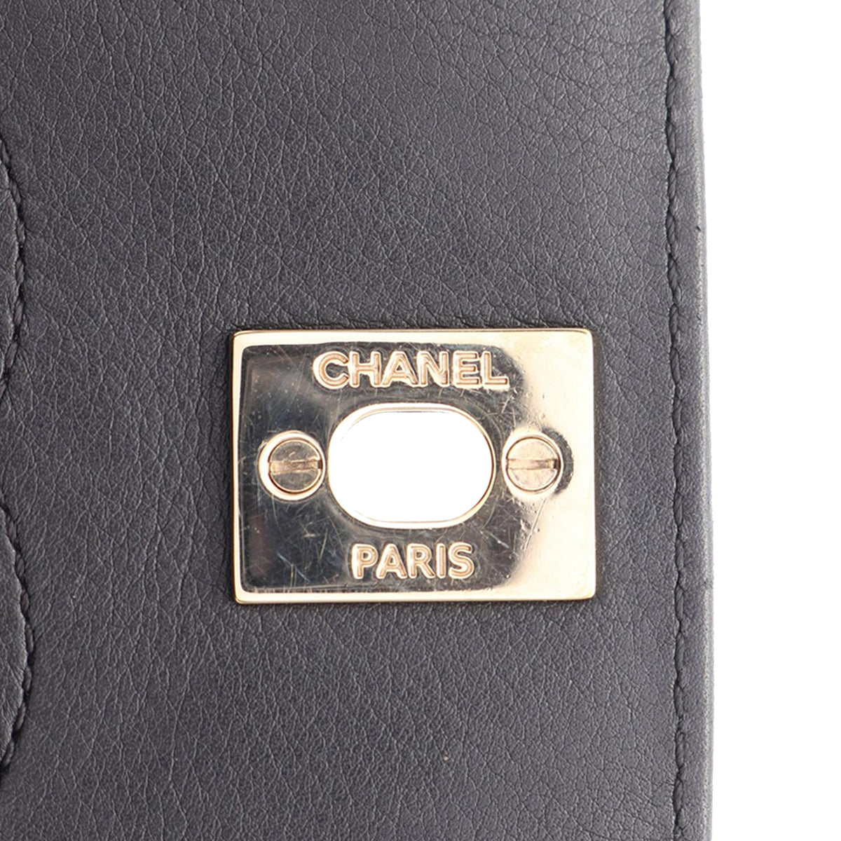 Chanel Mini Chevron Calfskin Statement Flap