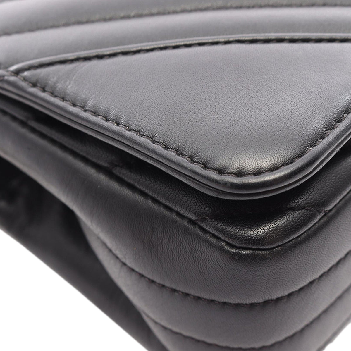Chanel Mini Chevron Calfskin Statement Flap